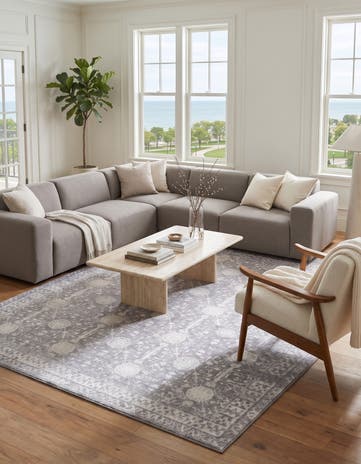 5' x 8' Washable Timeless Rug