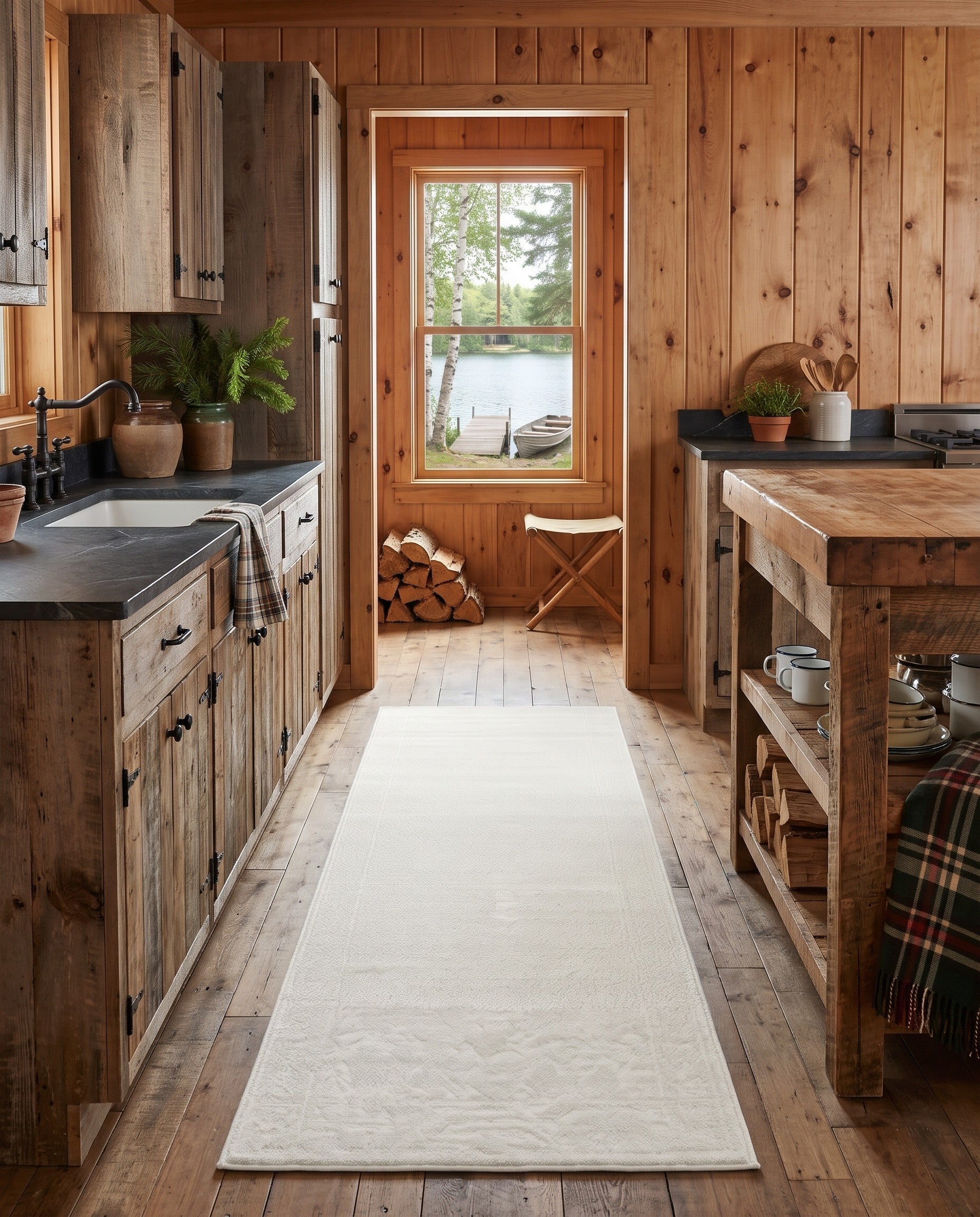 Ivory Finsbury Runner Rug