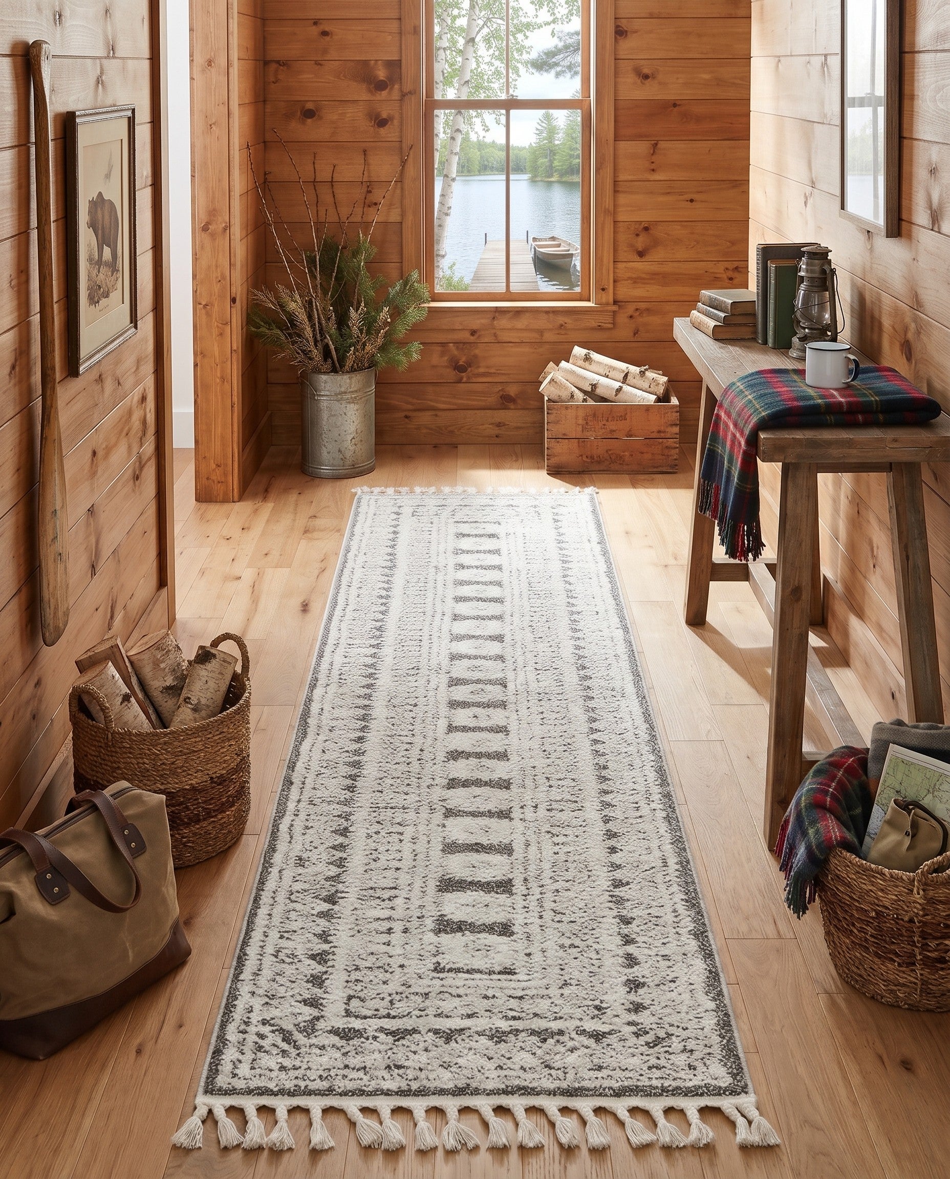 2' 7 x 12' Boho Runner Rug