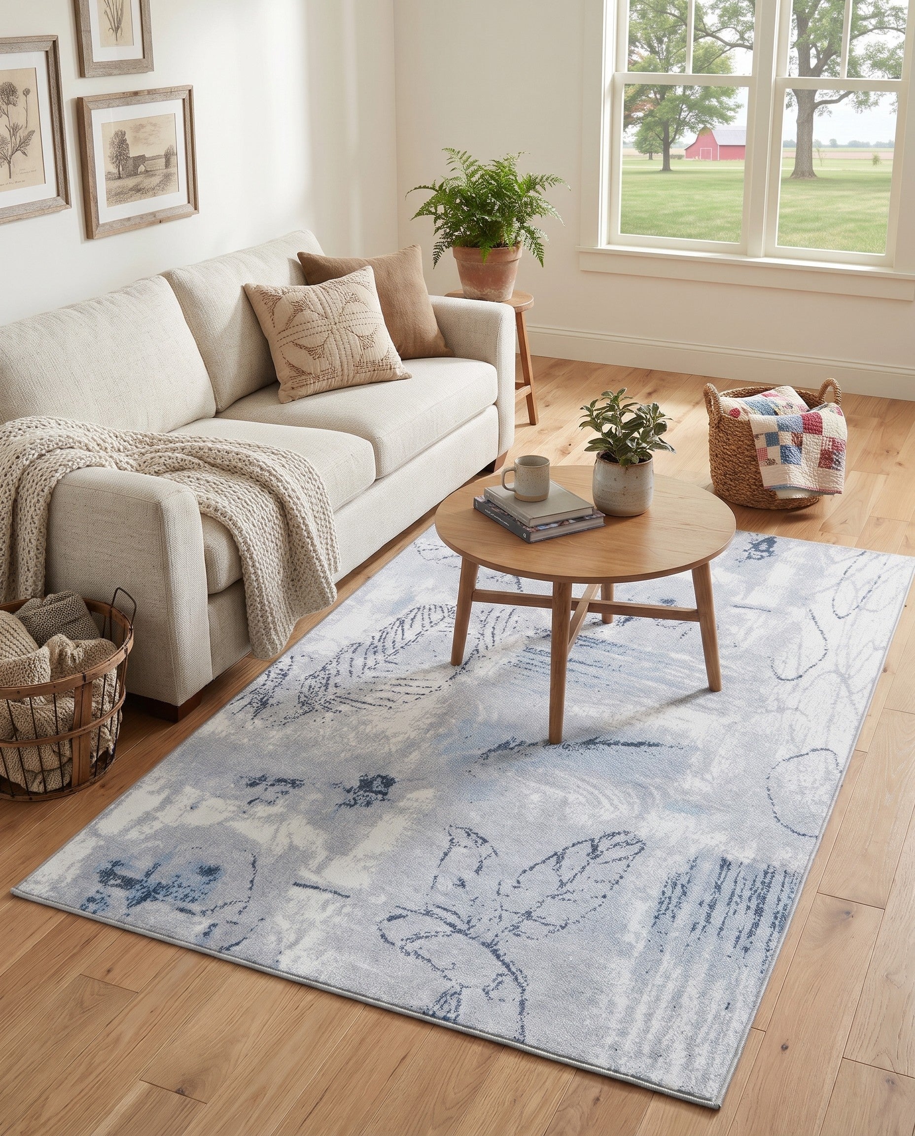 4' x 6' Kamala Washable Rug