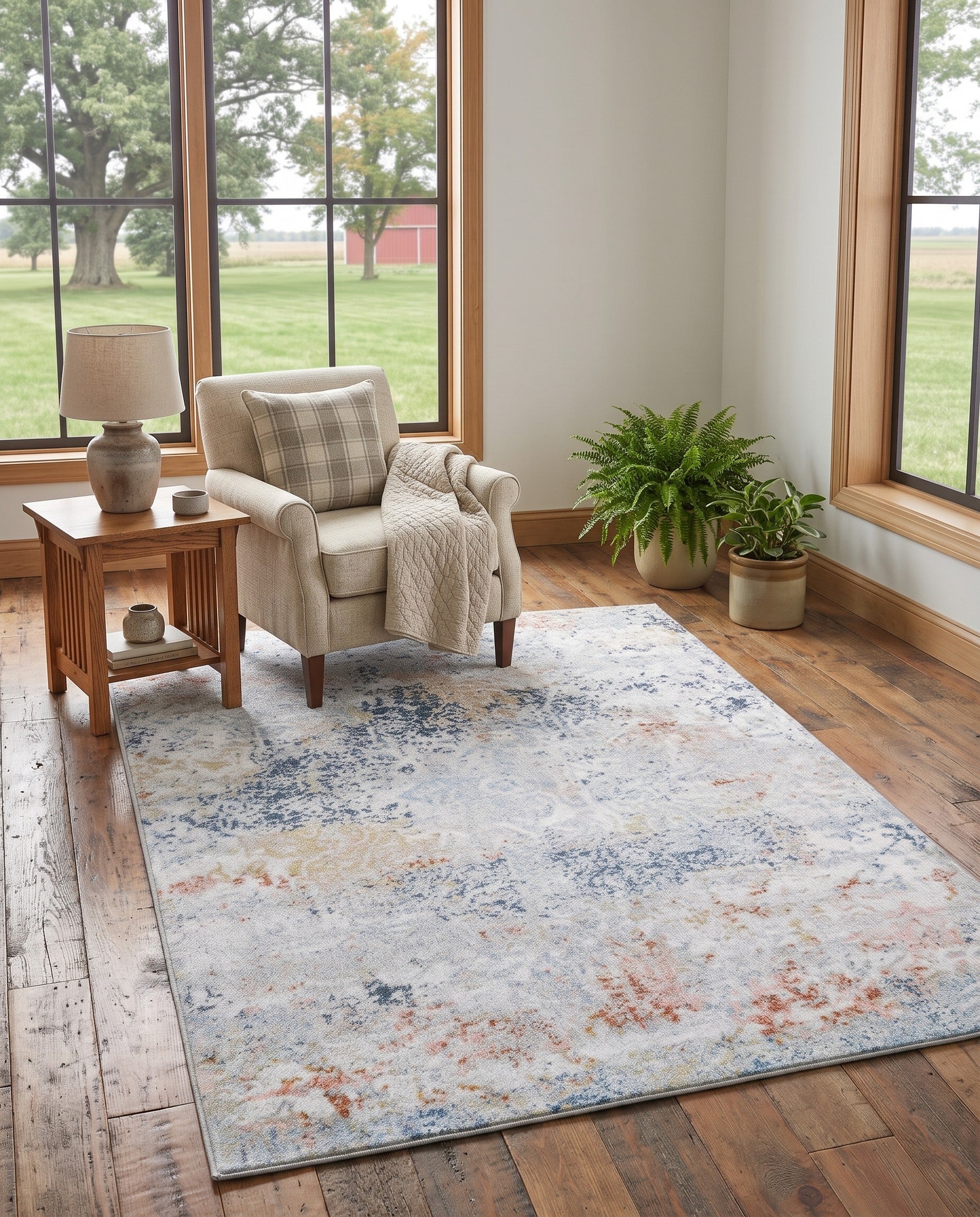 3' 3 x 5' 3 Kamala Washable Whitfield Rug
