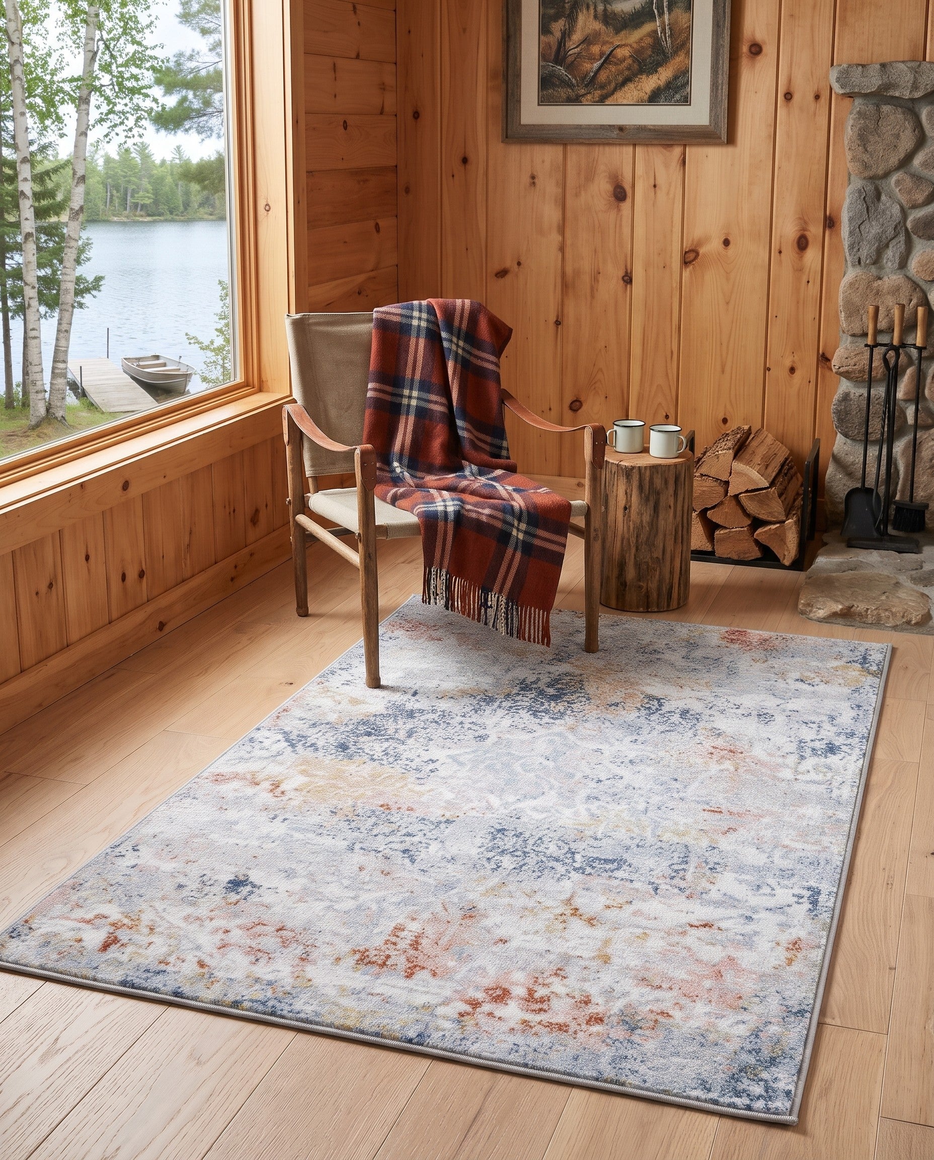3' 3 x 5' 3 Kamala Washable Whitfield Rug