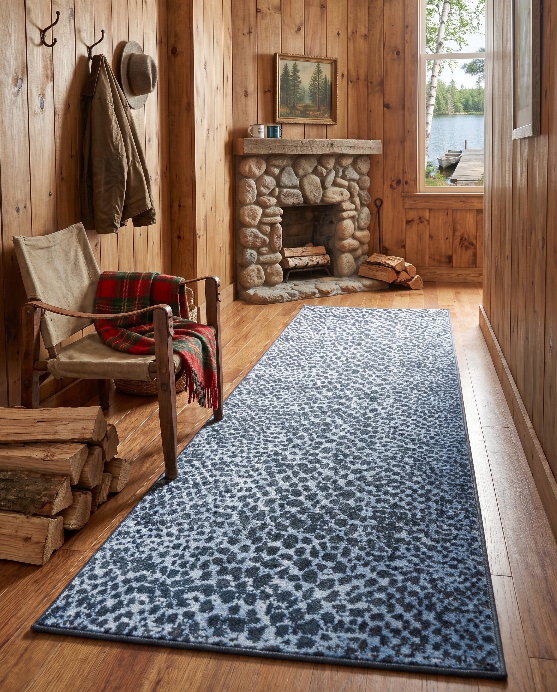 2' x 8' Kamala Washable Runner Rug