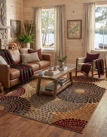 Beige Cafe Rug
