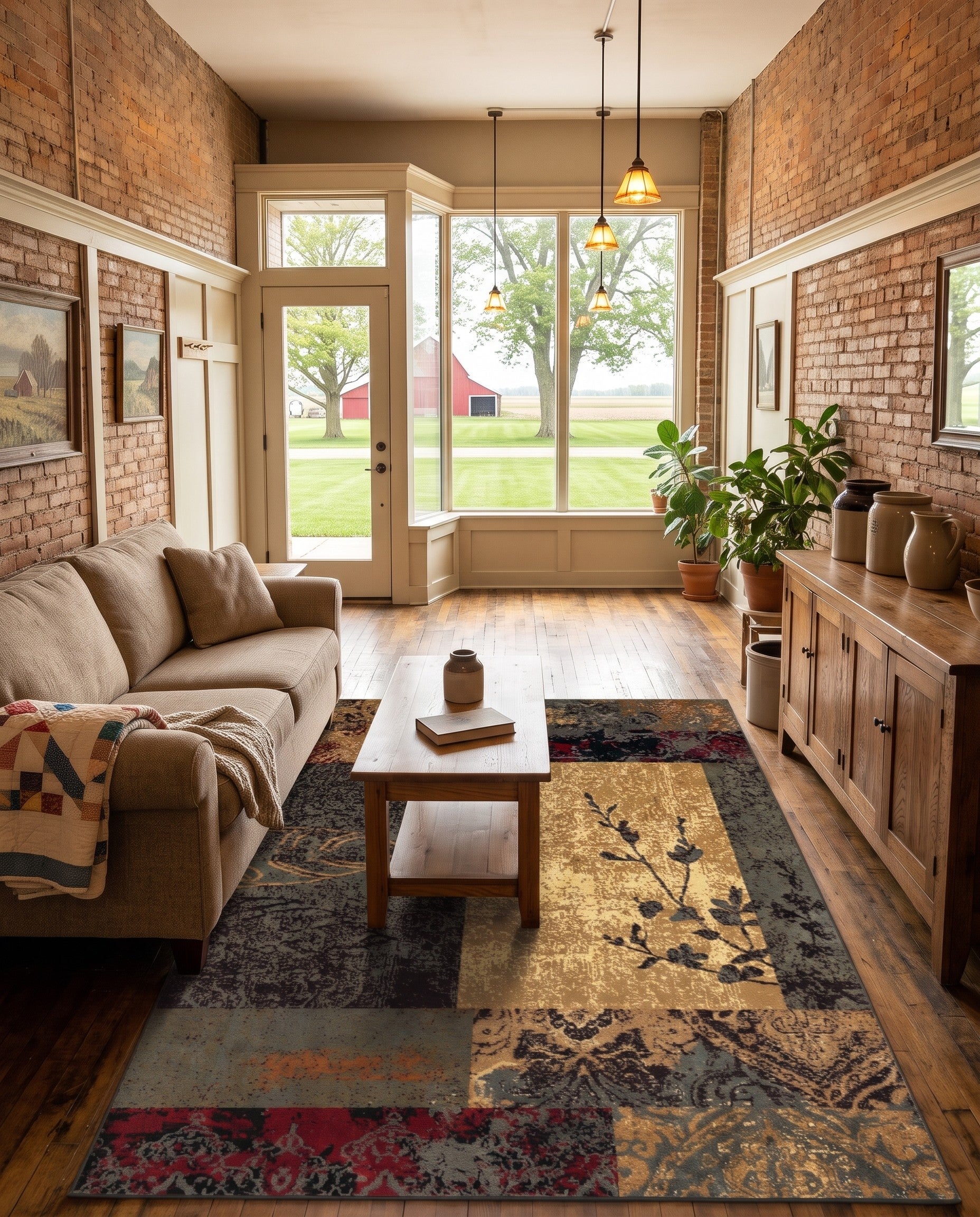 Beige Cafe Rug