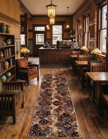 2' x 8' Cafe Runner Rug