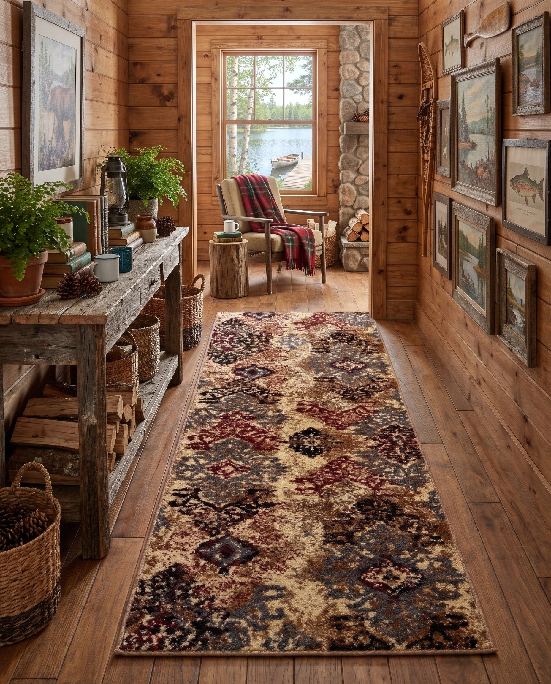 2' x 8' Cafe Runner Rug
