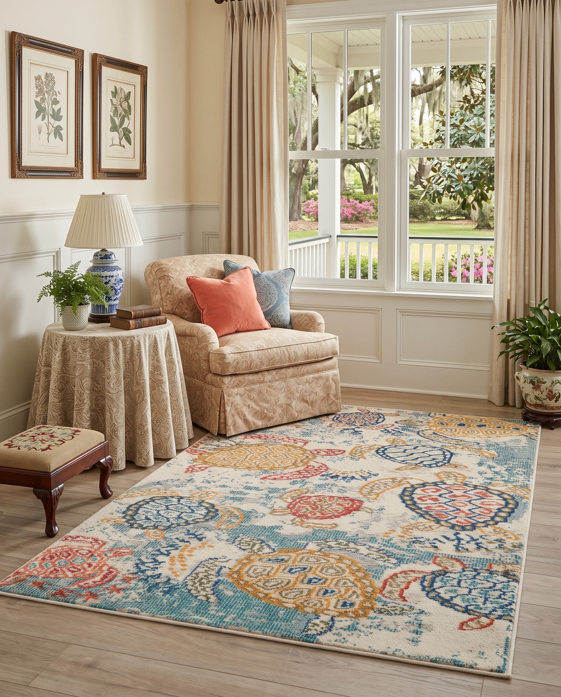 3' 3 x 5' 3 Washable Amalfi Rug