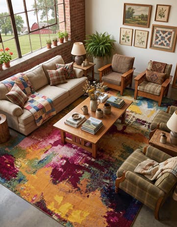 10' x 13' Washable Hyacinth Rug