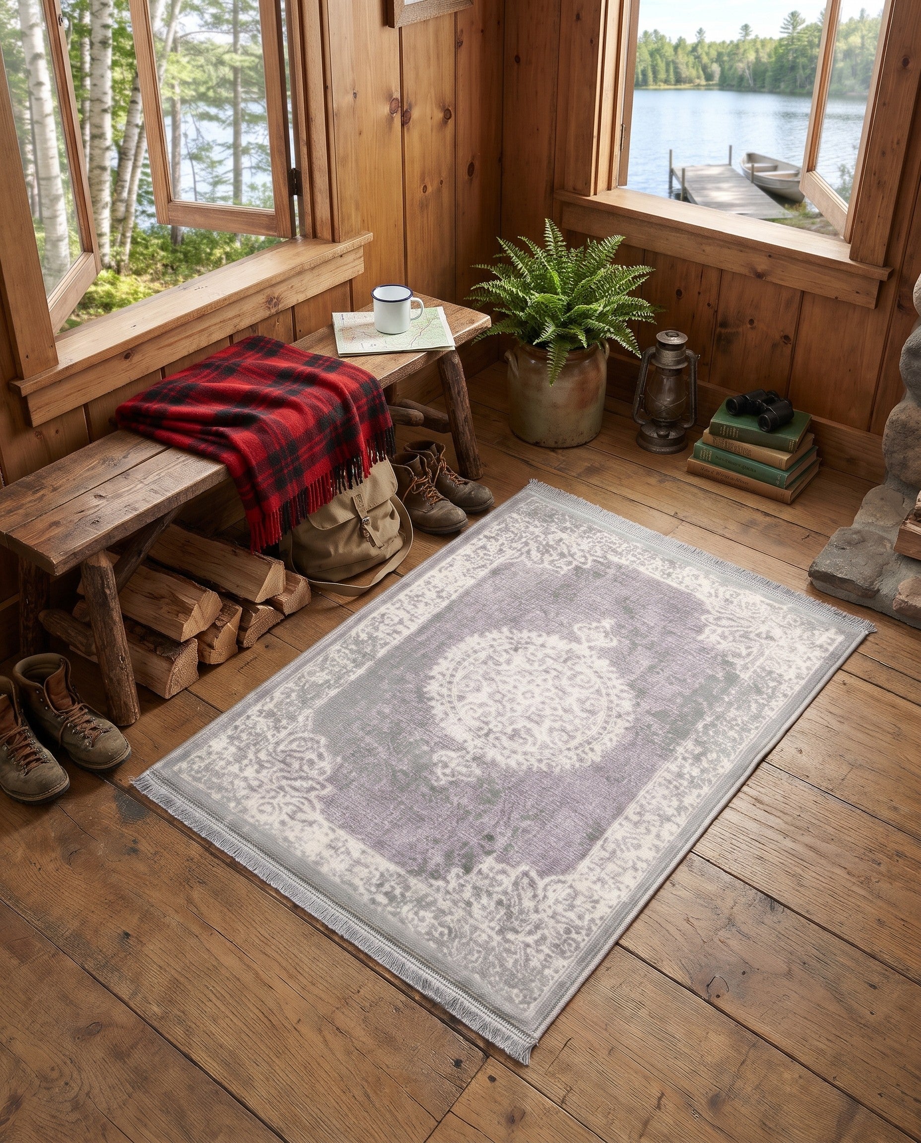 2' x 3' 1 Modern Classical Rug