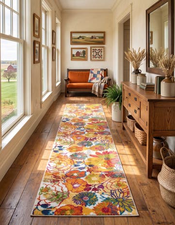 Ivory Tuscany Runner Rug