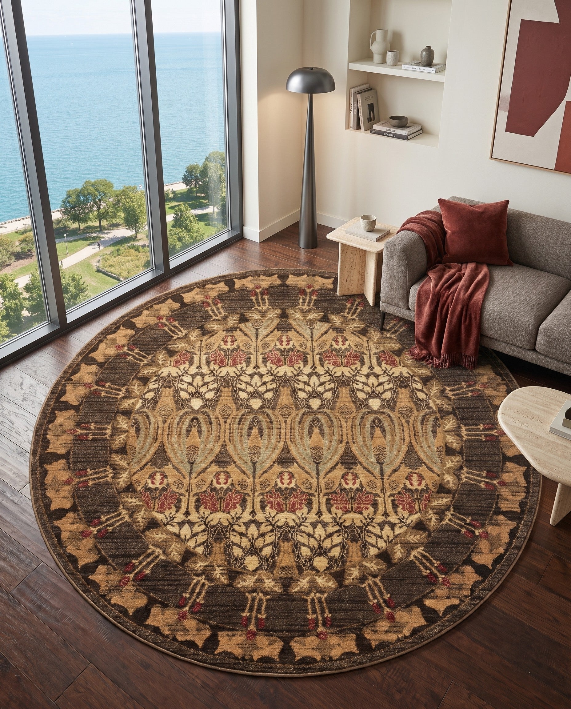 5' x 5' Chelsea Round Rug