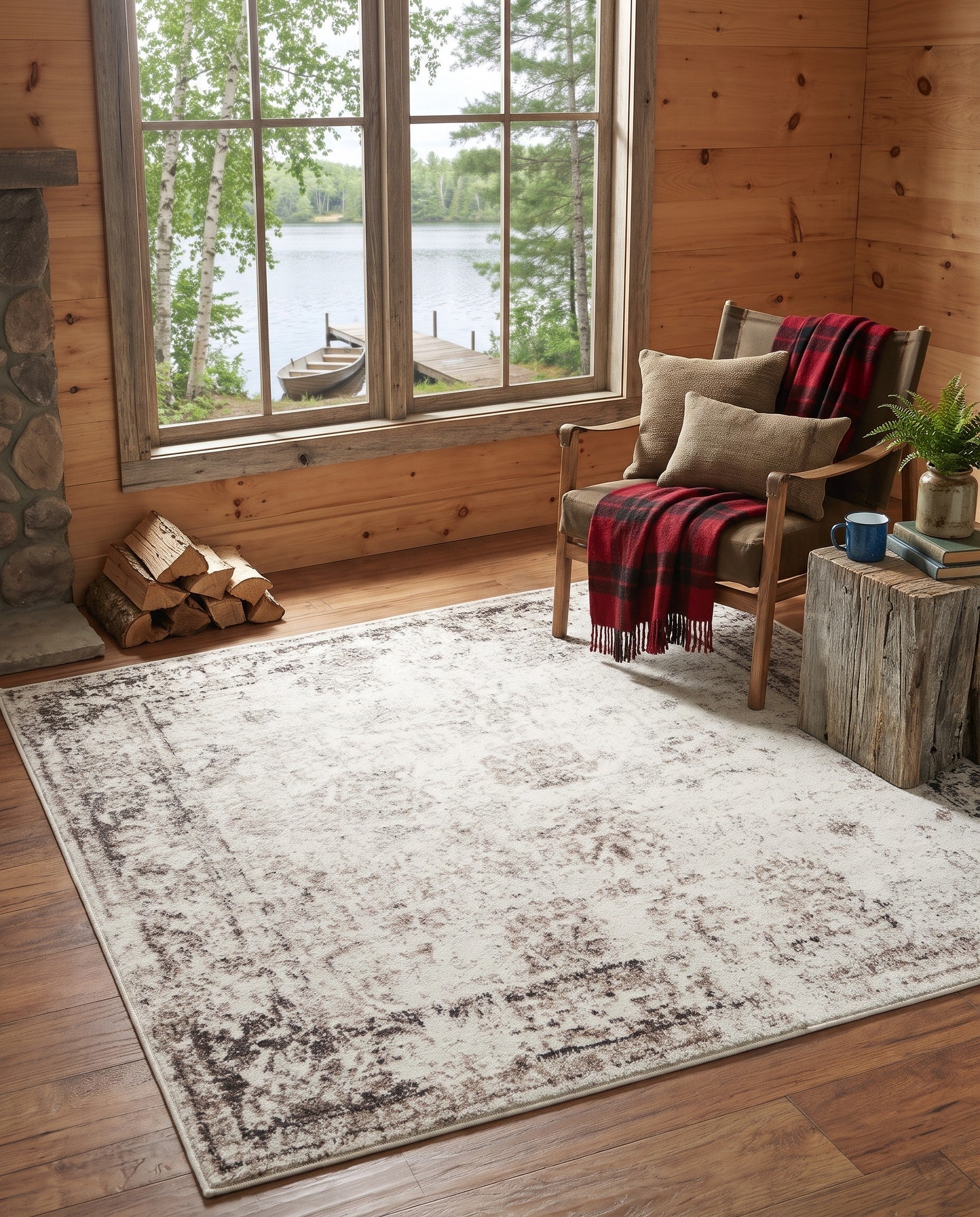 5' 3 x 5' 3 Monte Carlo Square Rug