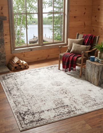 5' 3 x 5' 3 Monte Carlo Square Rug