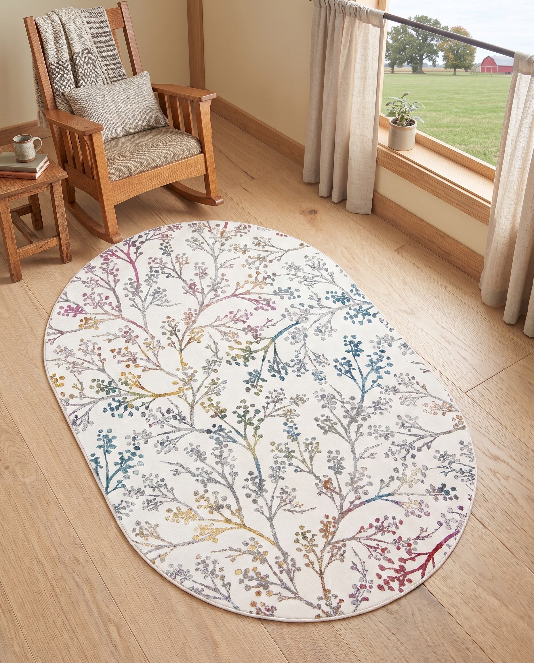 2' x 3' Blossom Oval Rug