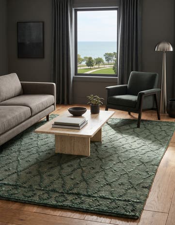 4' 1 x 6' 1 Hand Woven Larsa Jute Rug