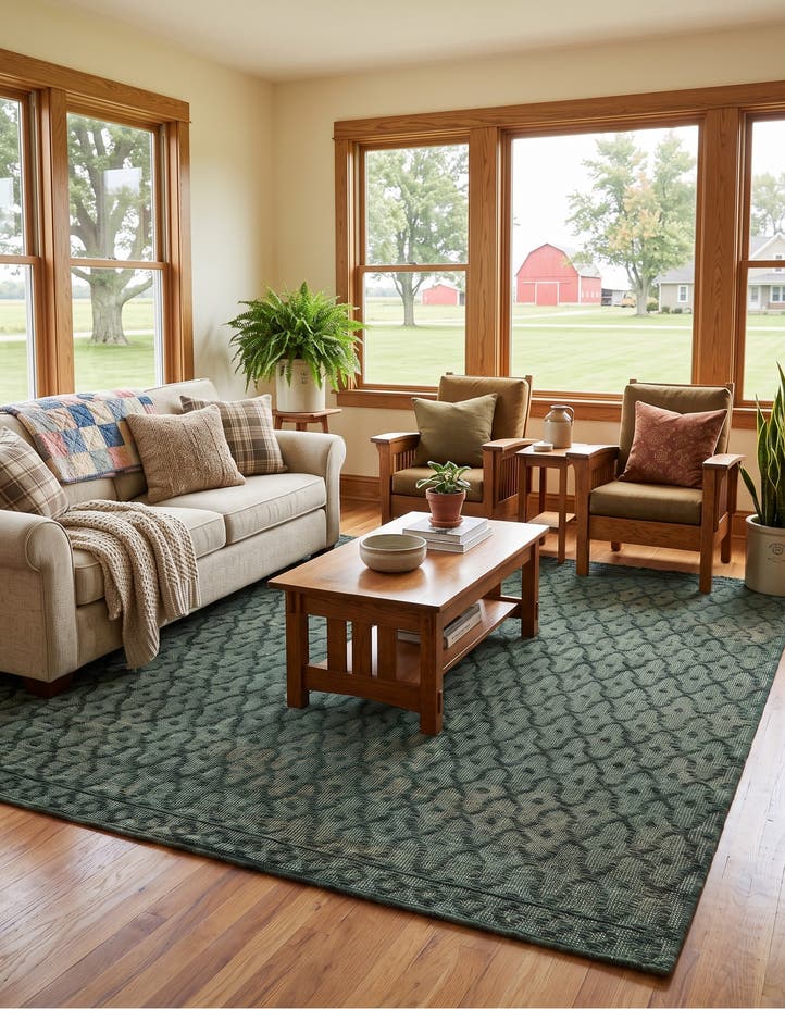 7' 10 x 10' Hand Woven Larsa Jute Rug