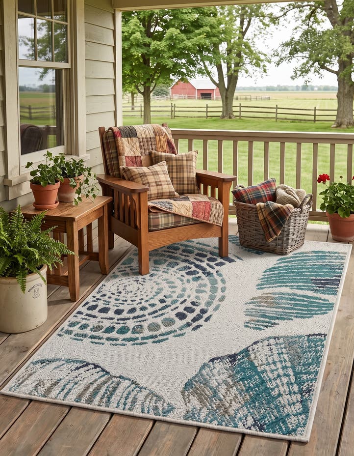 2' x 3' Easy-Clean Coastal Indoor / Outdoo...