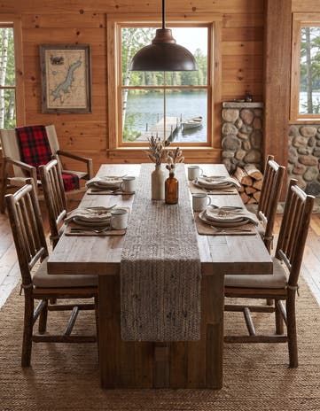 Gray Hand Woven Braided Jute Table Runner Rug