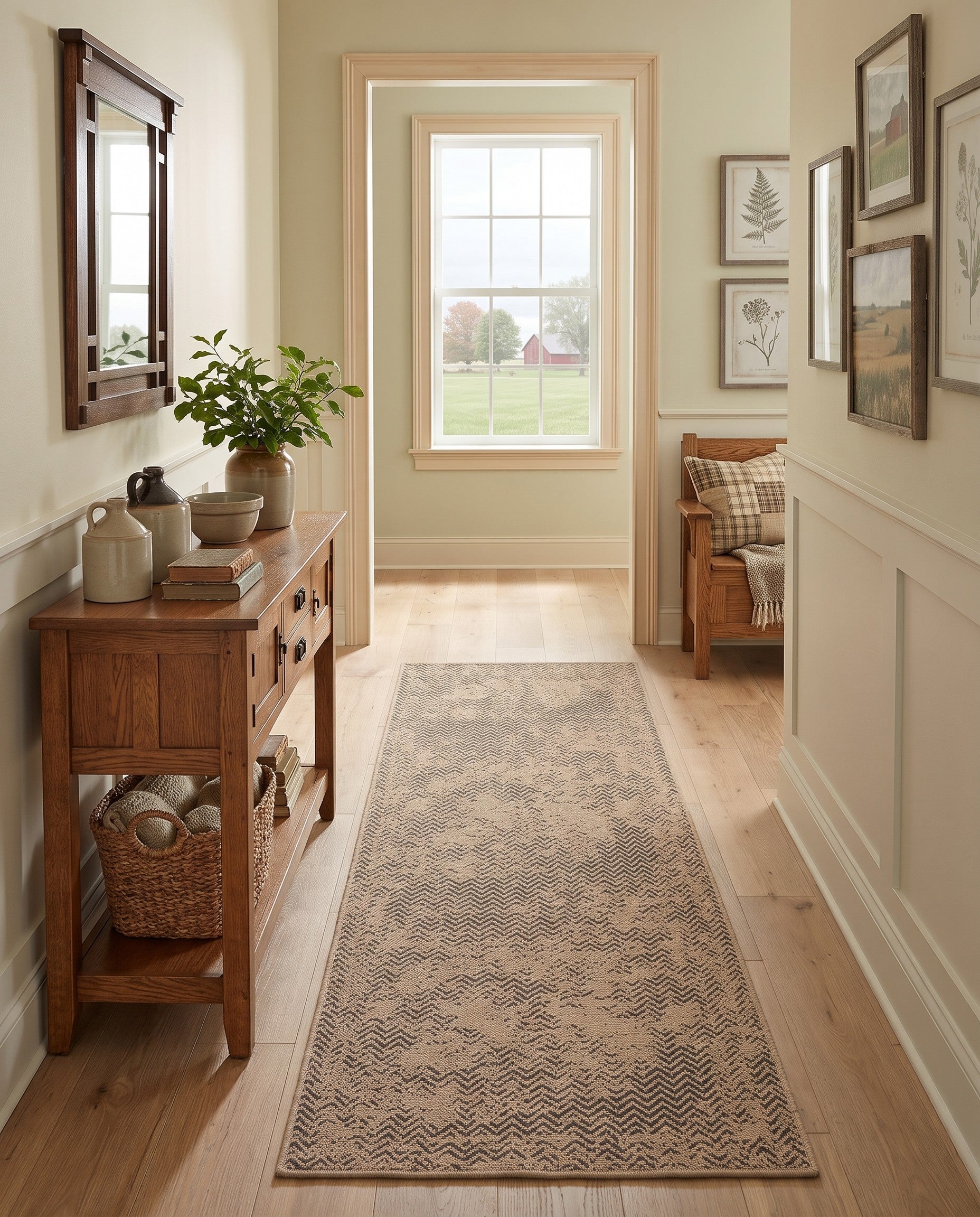 Natural Dunes Runner Rug