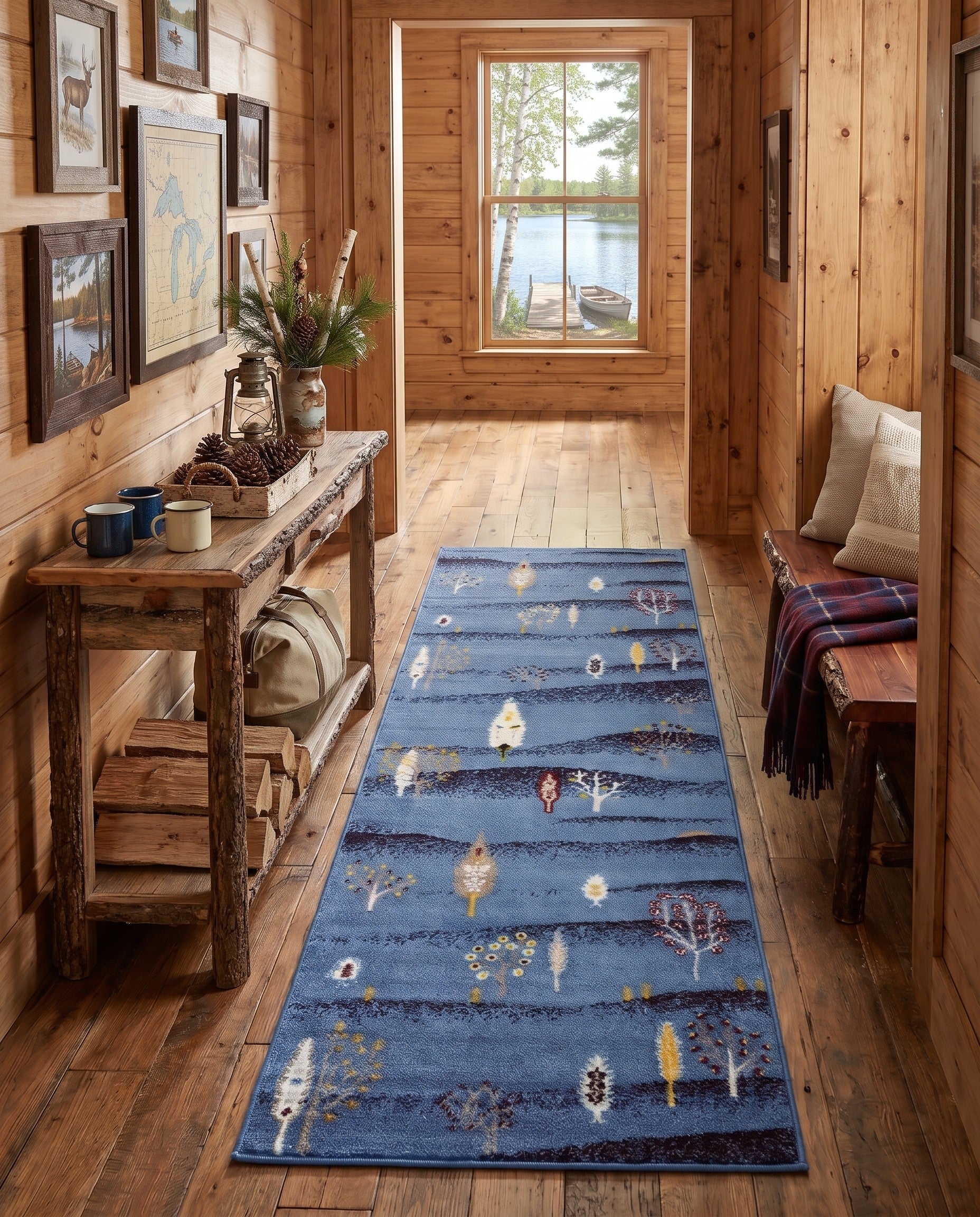 2' 7 x 8' Laguna Runner Rug