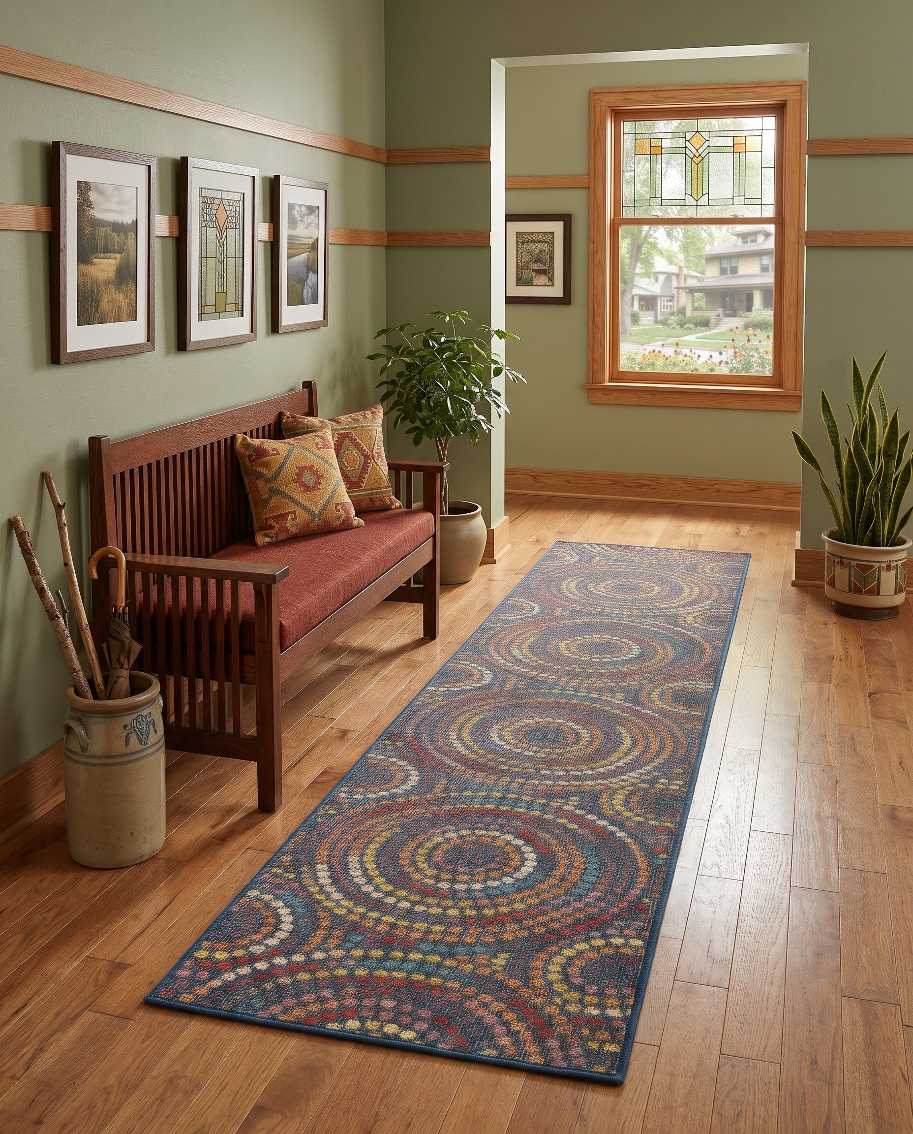 Easy-Clean Pilar Baja Indoor / Outdoor Runner Rug