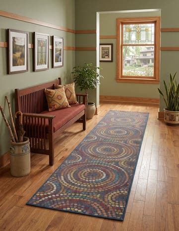 Easy-Clean Pilar Baja Indoor / Outdoor Runner Rug