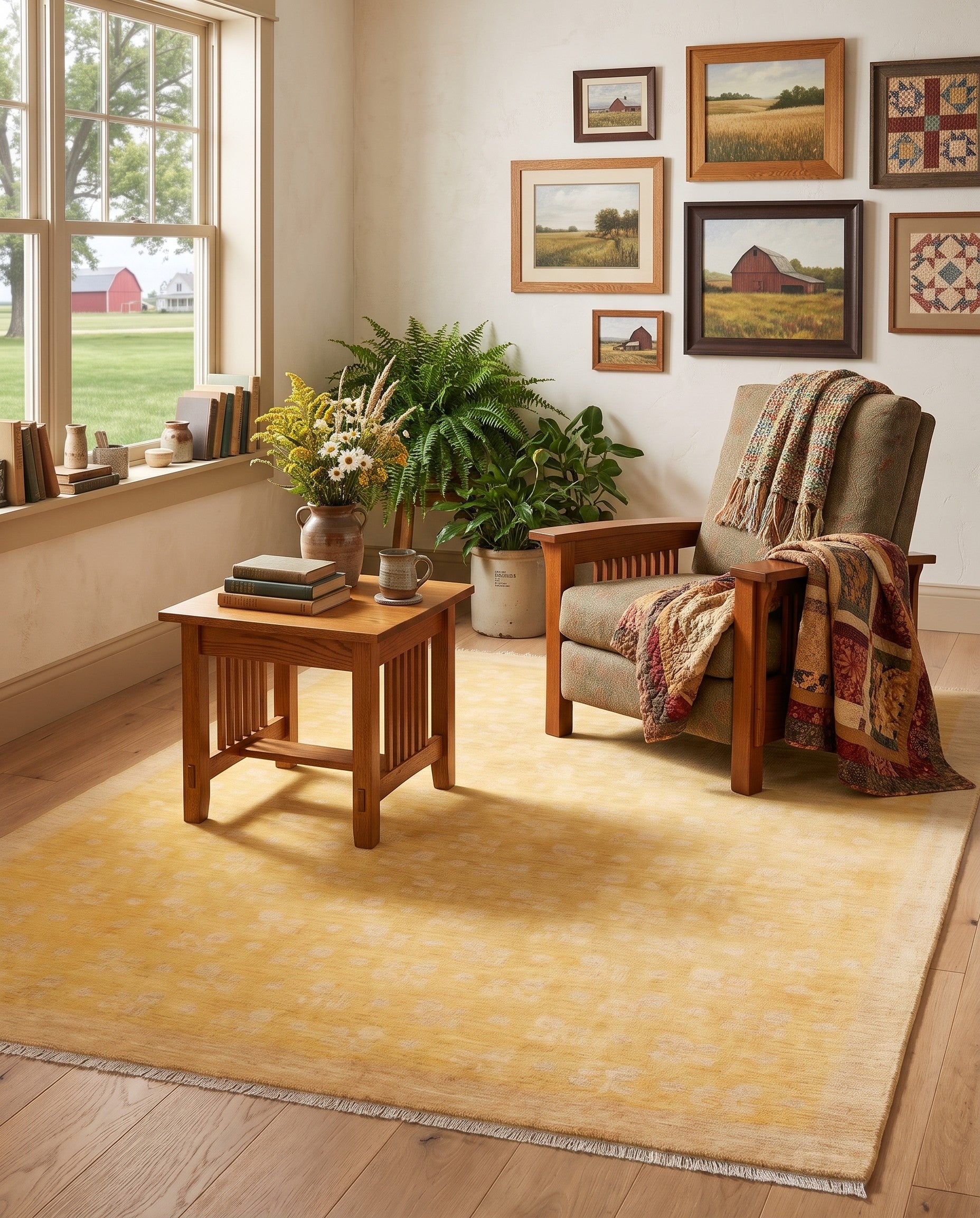 Yellow Boutique Rug