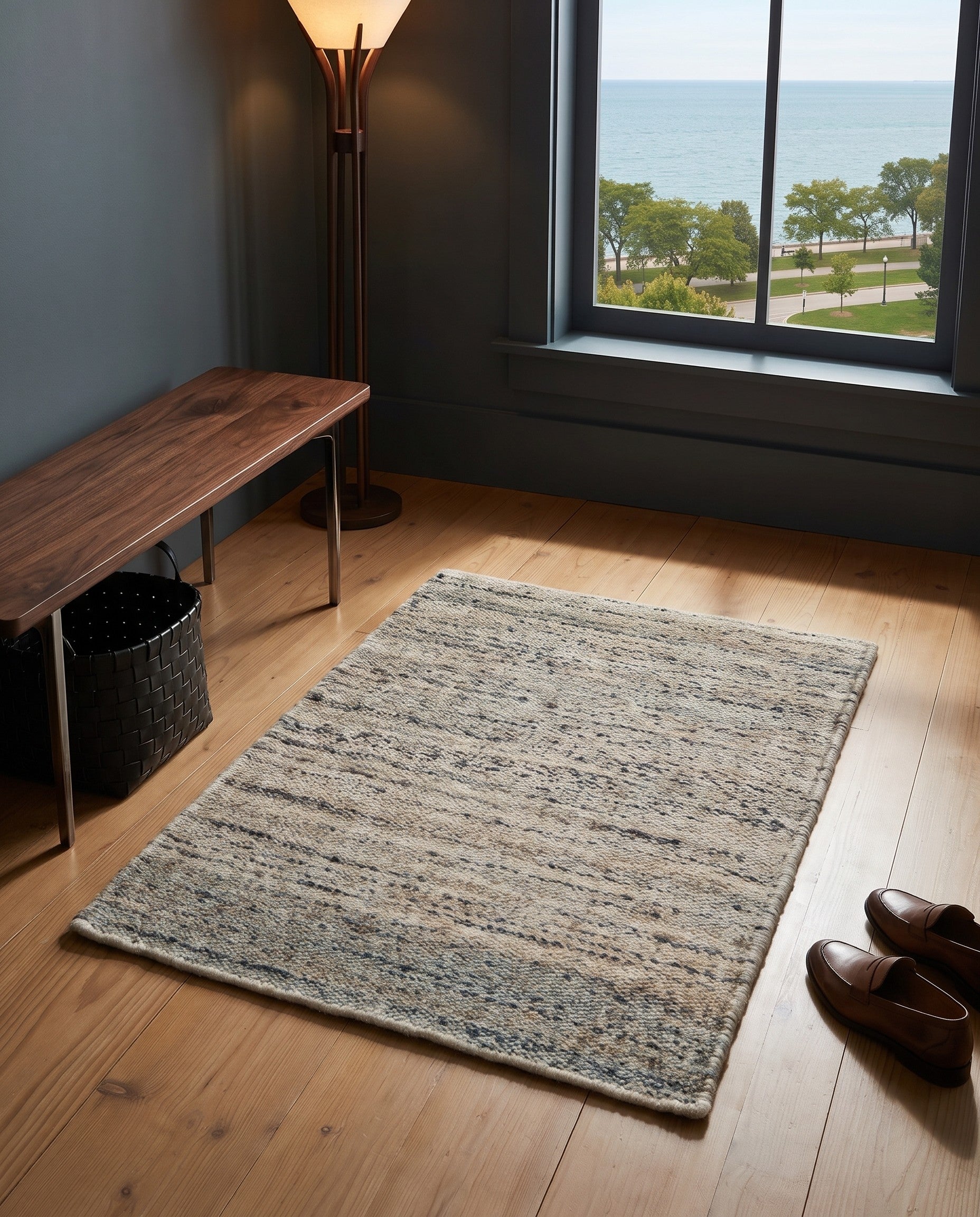 2' 2 x 3' 1 Hand Woven Palm Beach Jute Rug