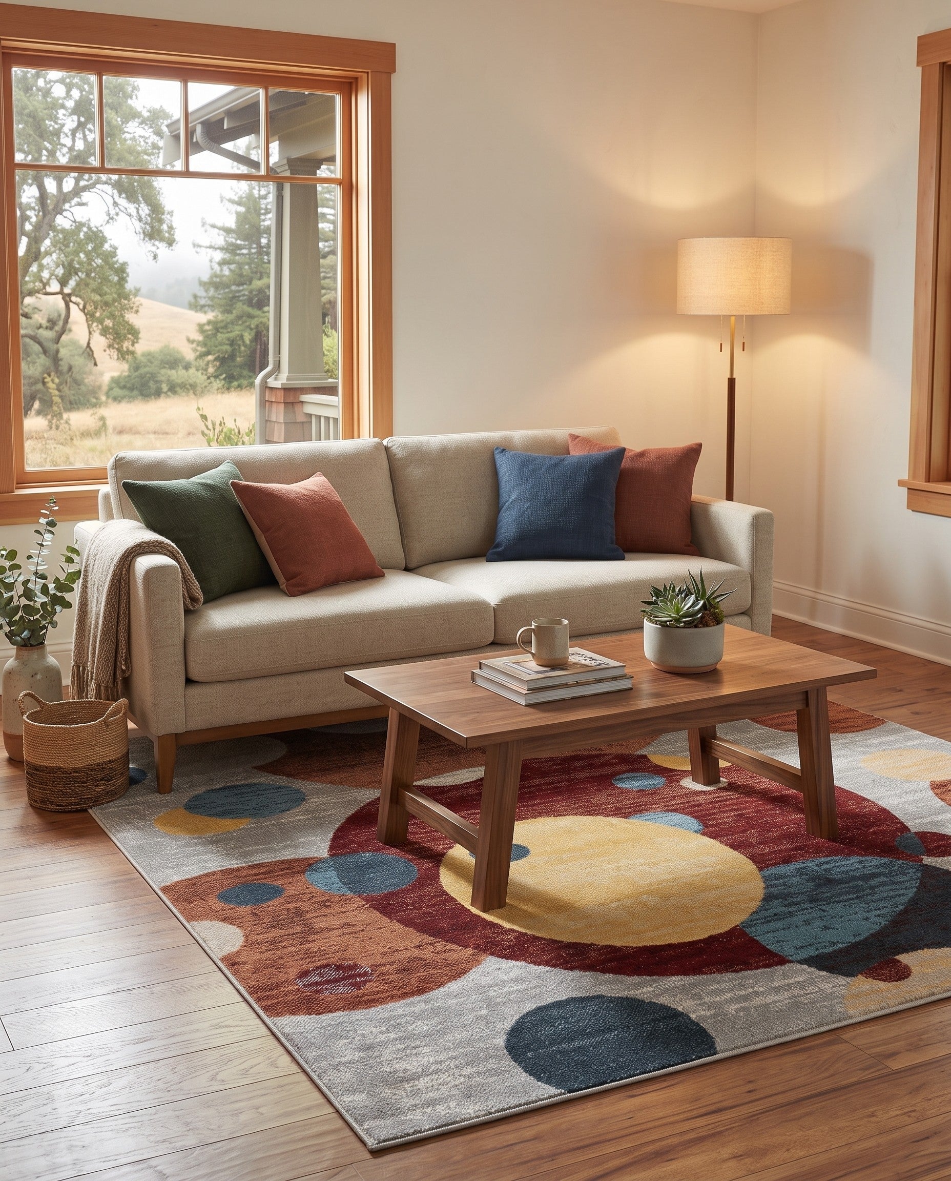 4' 1 x 6' 1 Kamala Washable Rug