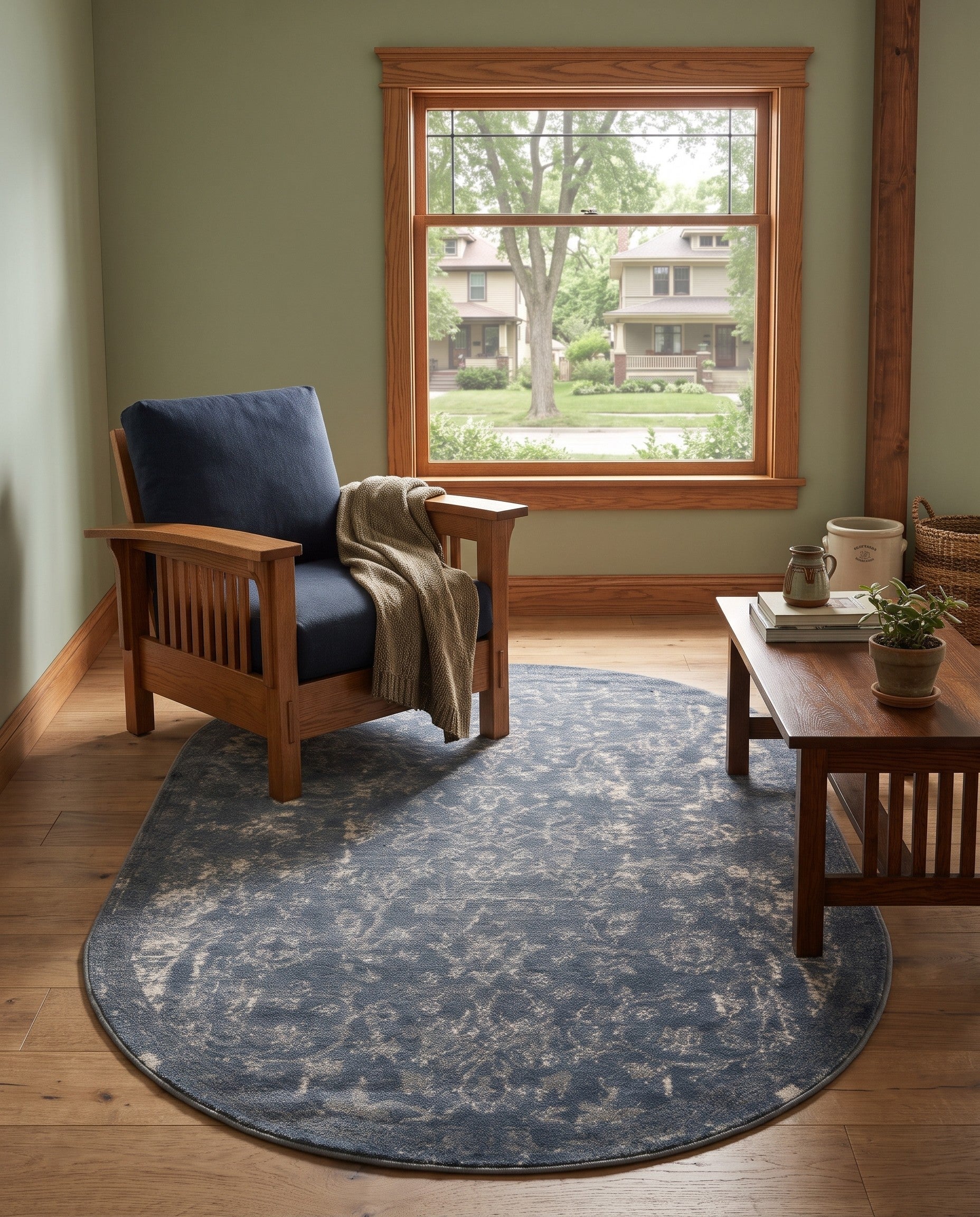 5' 3 x 8' Oregon Oval Rug