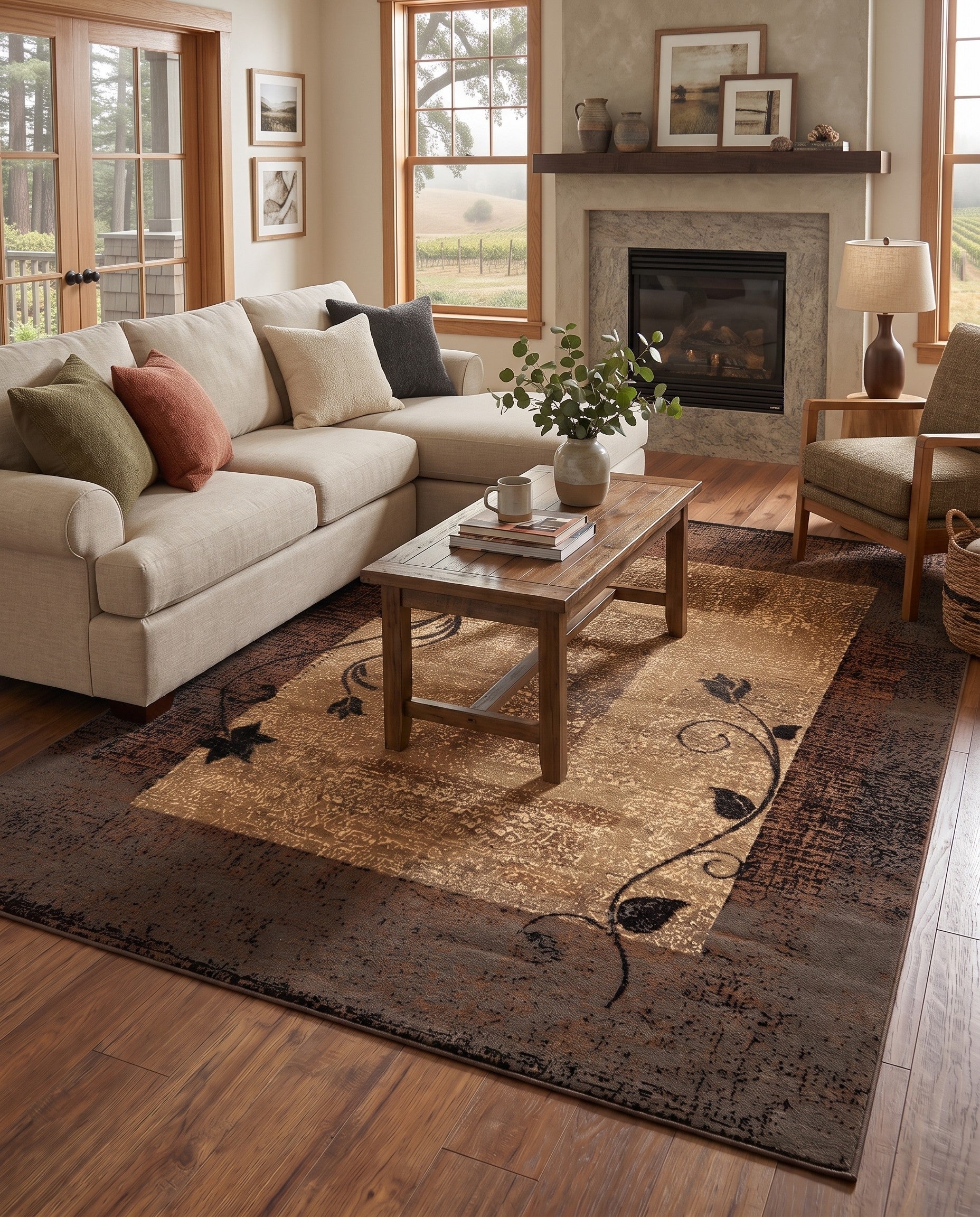 7' 10 x 11' Cafe Rug