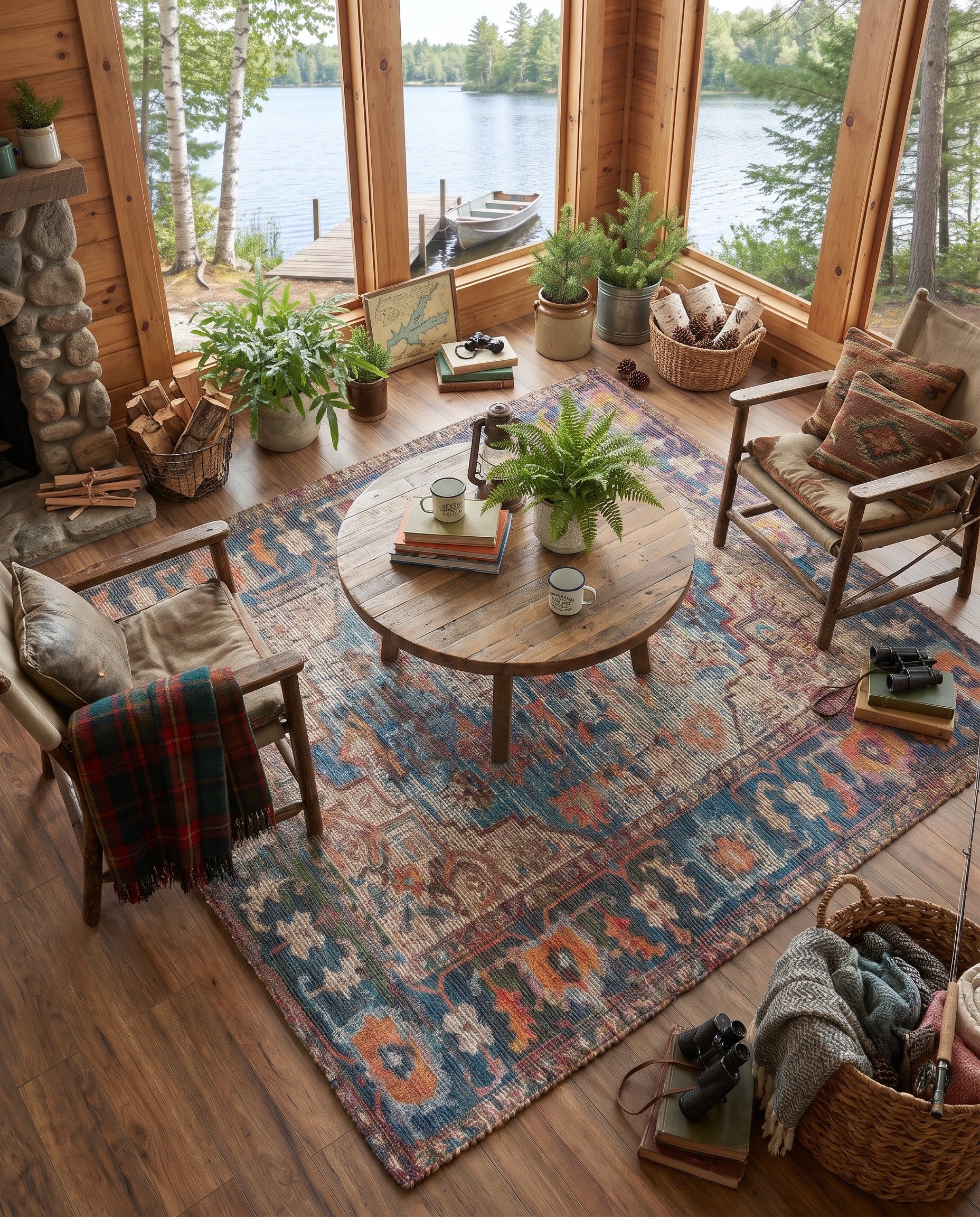 7' 10 x 7' 10 Hand Woven Chenille Jute Square Rug
