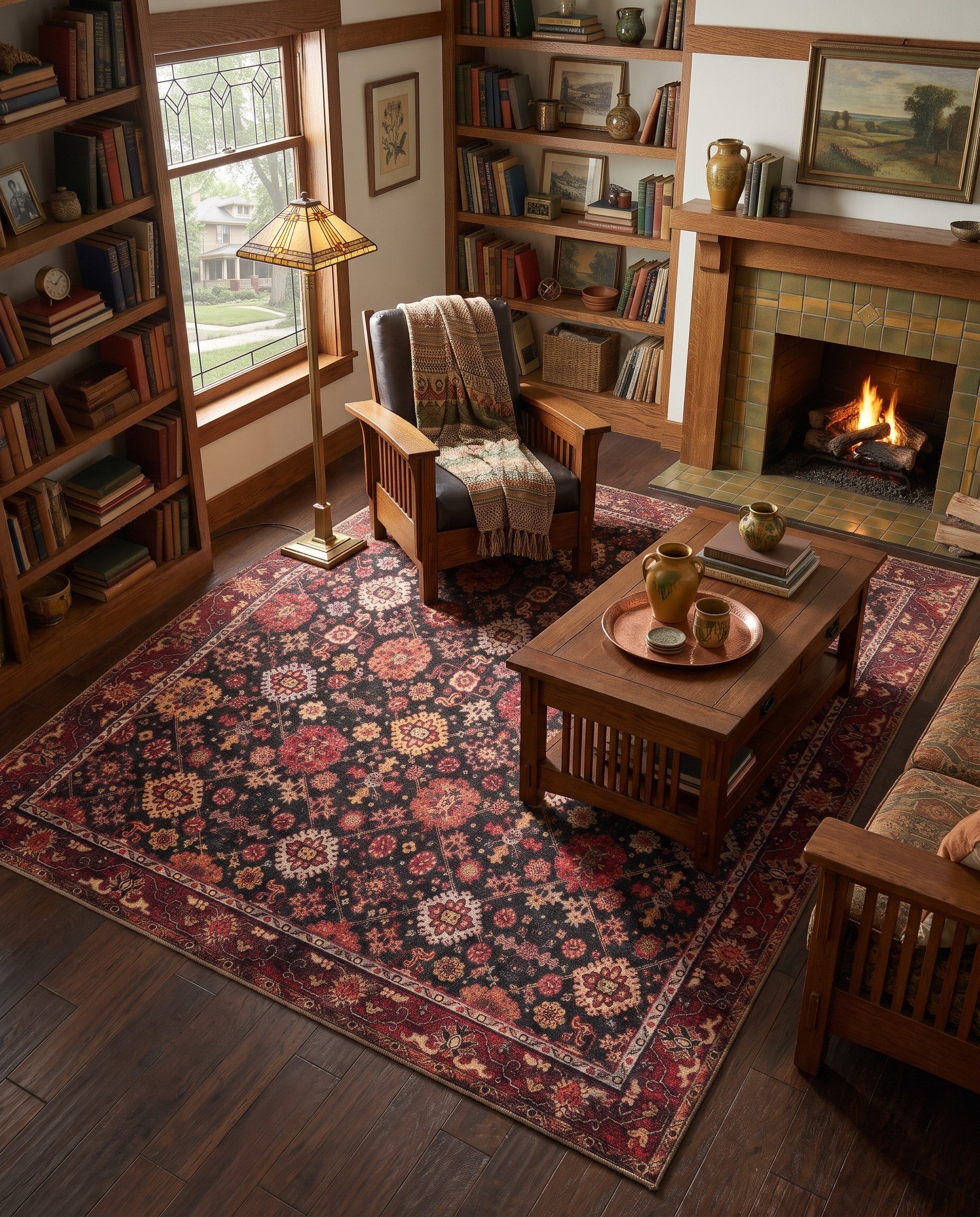 9' 5 x 13' 1 Washable Timeless Rug