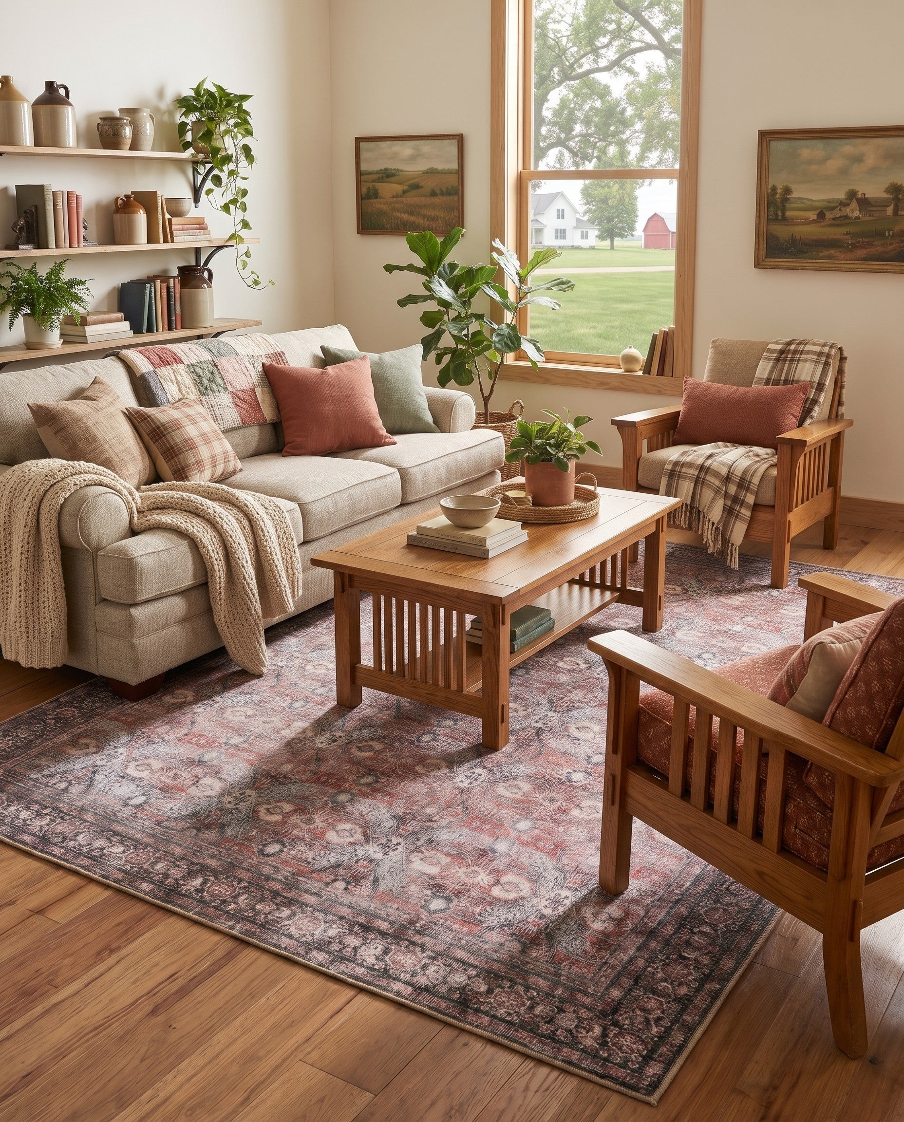 7' 10 x 10' Washable Timeless Rug