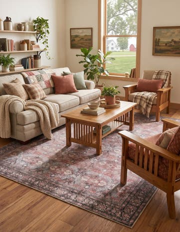 7' 10 x 10' Washable Timeless Rug