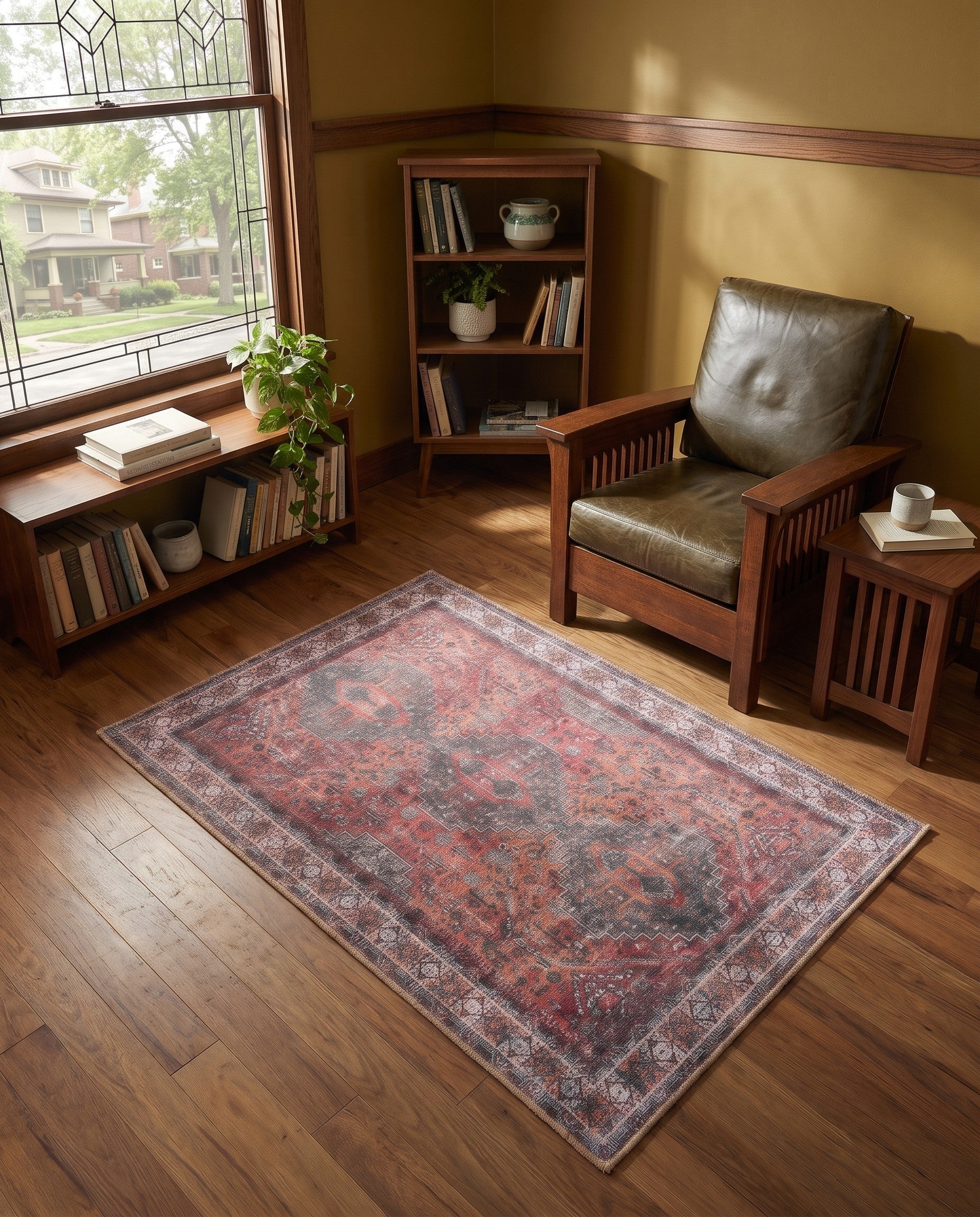 3' 6 x 5' 6 Washable Timeless Rug