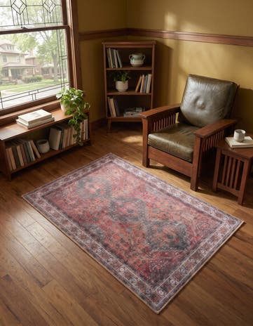 3' 6 x 5' 6 Washable Timeless Rug