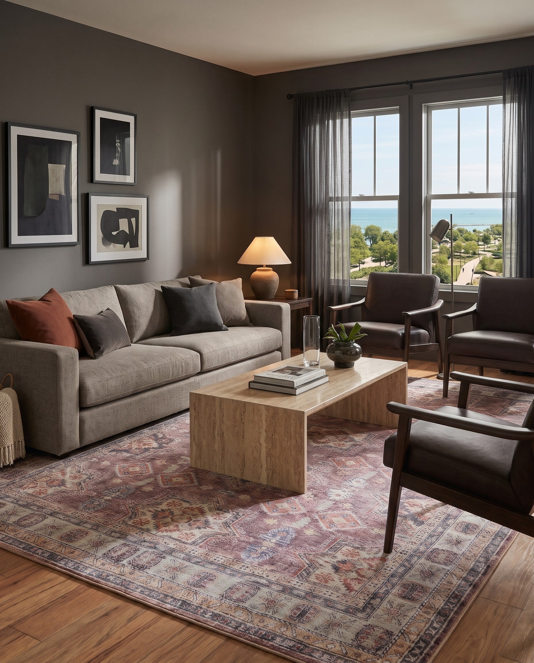 8' 4 x 12' Washable Timeless Rug