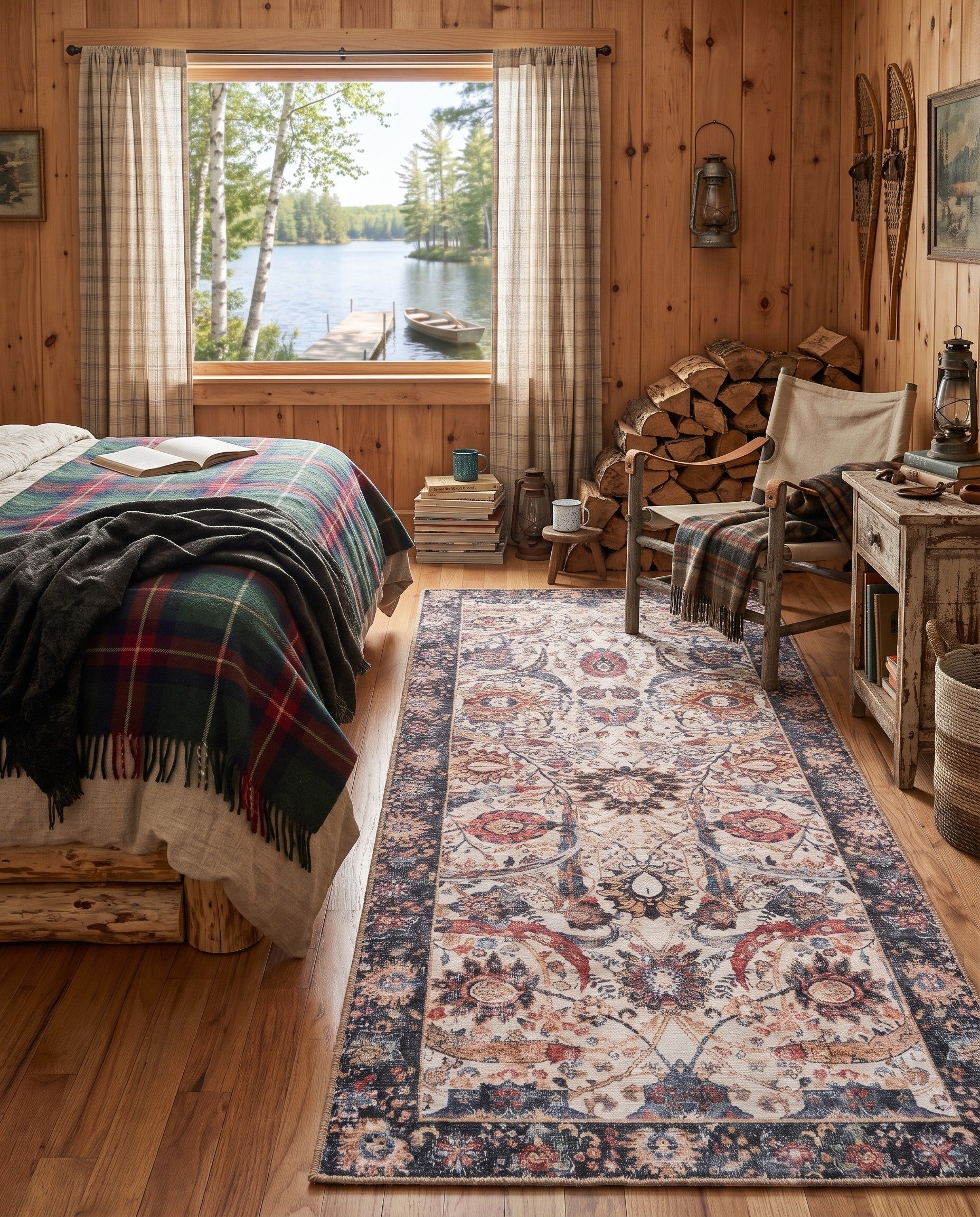 2' 7 x 10' Washable Timeless Runner Rug