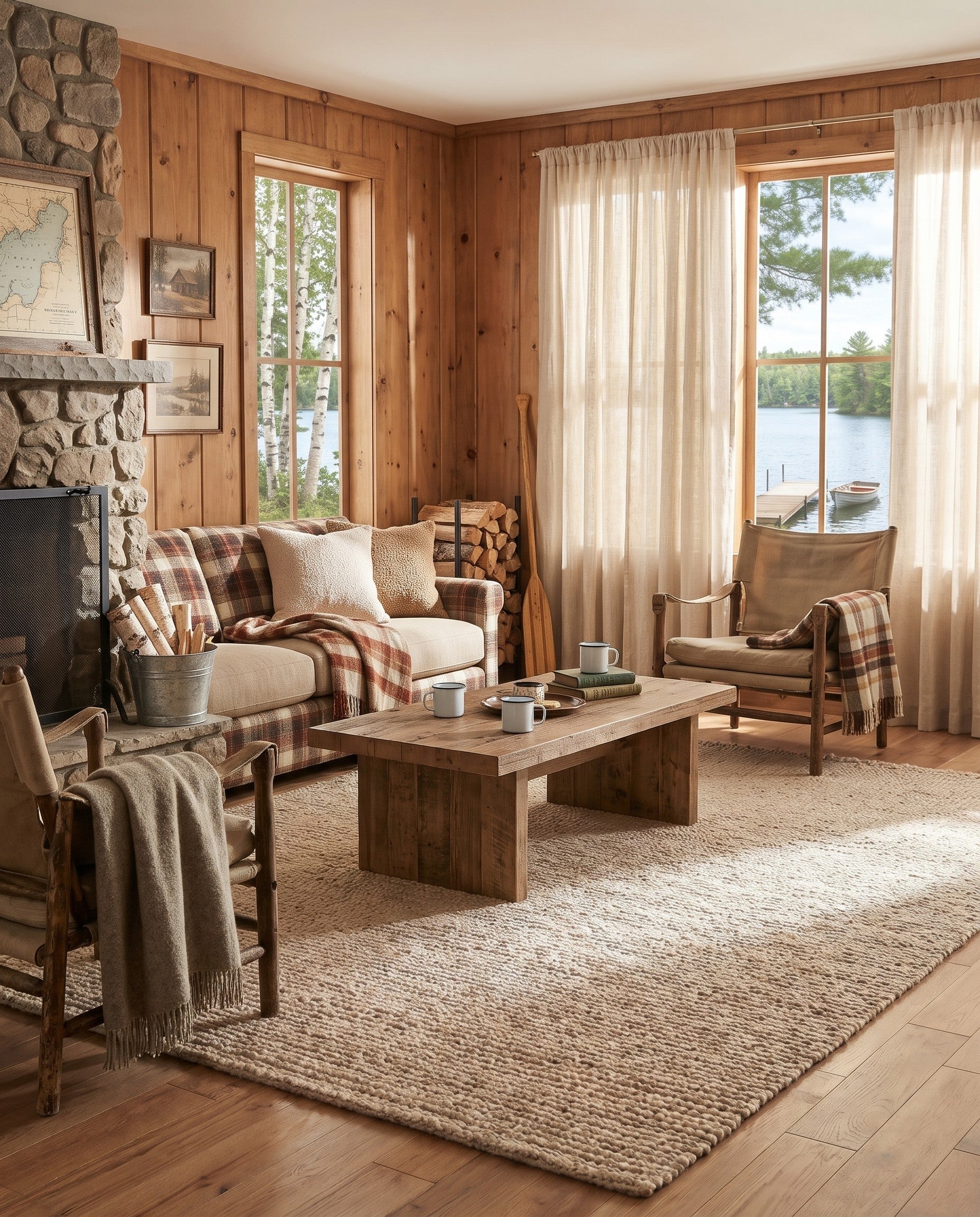 Ivory Hand Woven Chunky Jute Rug