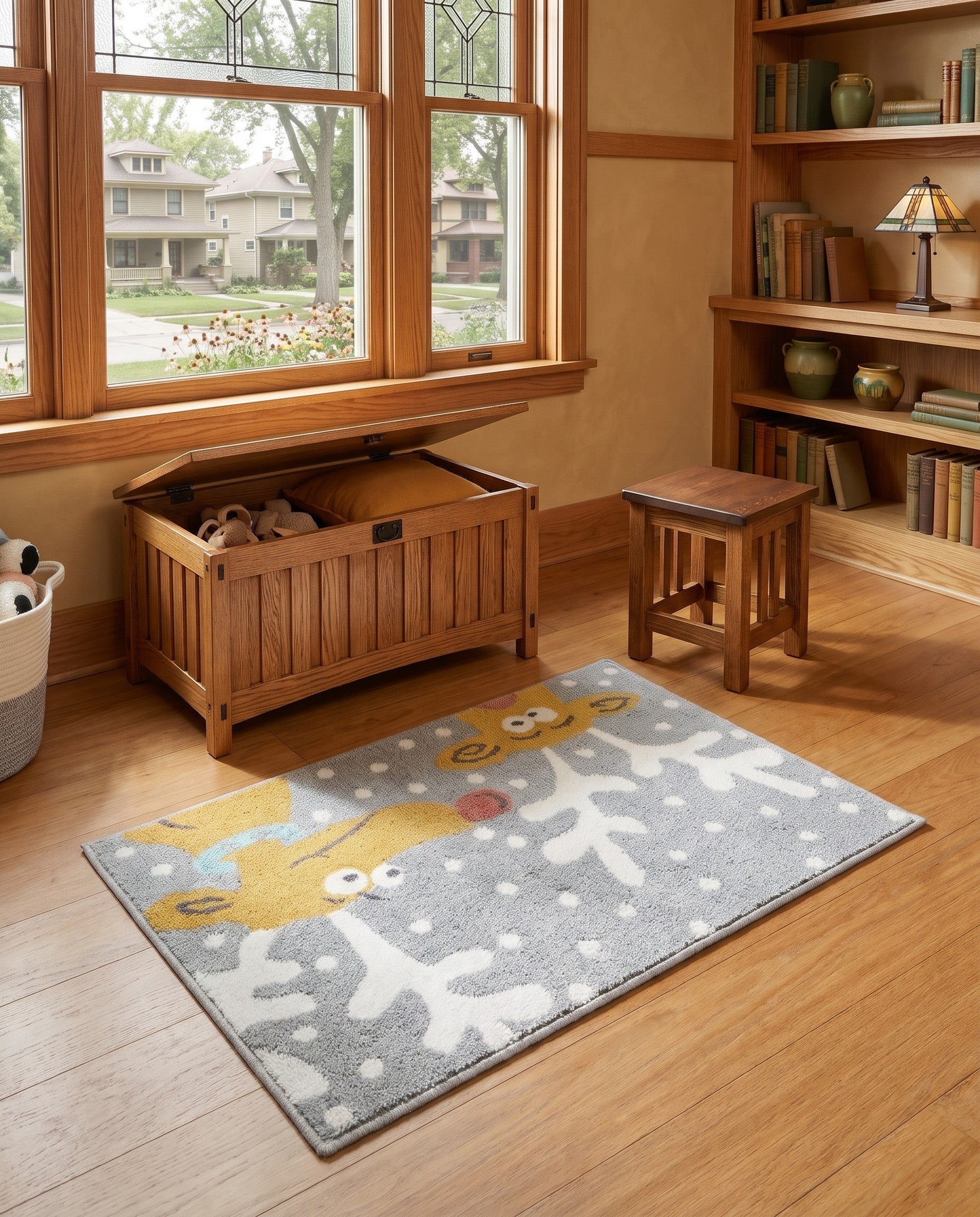 2' 2 x 3' 1 Reindeer Whimsy Kids Rug