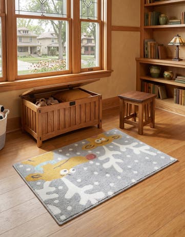 2' 2 x 3' 1 Reindeer Whimsy Kids Rug