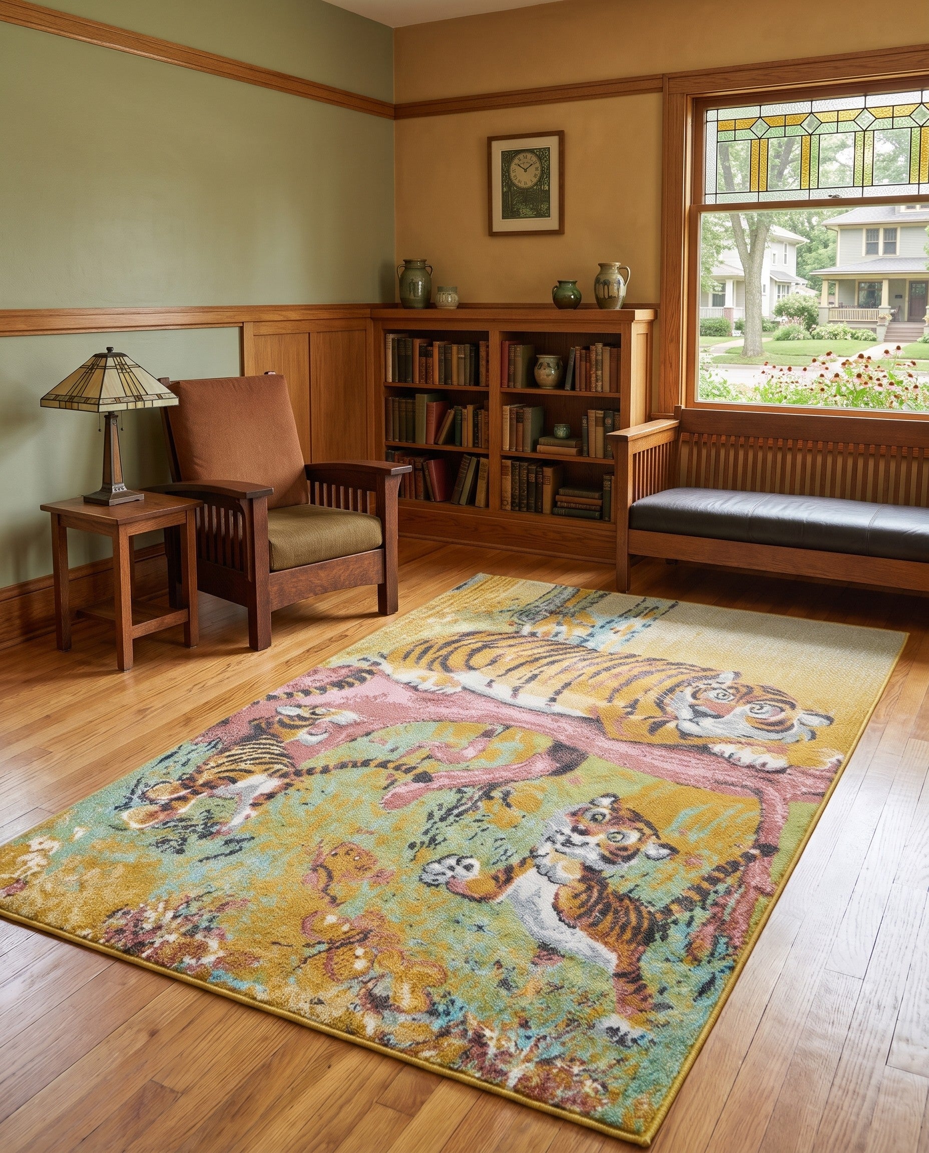 Tiger Whimsy Kids Rug
