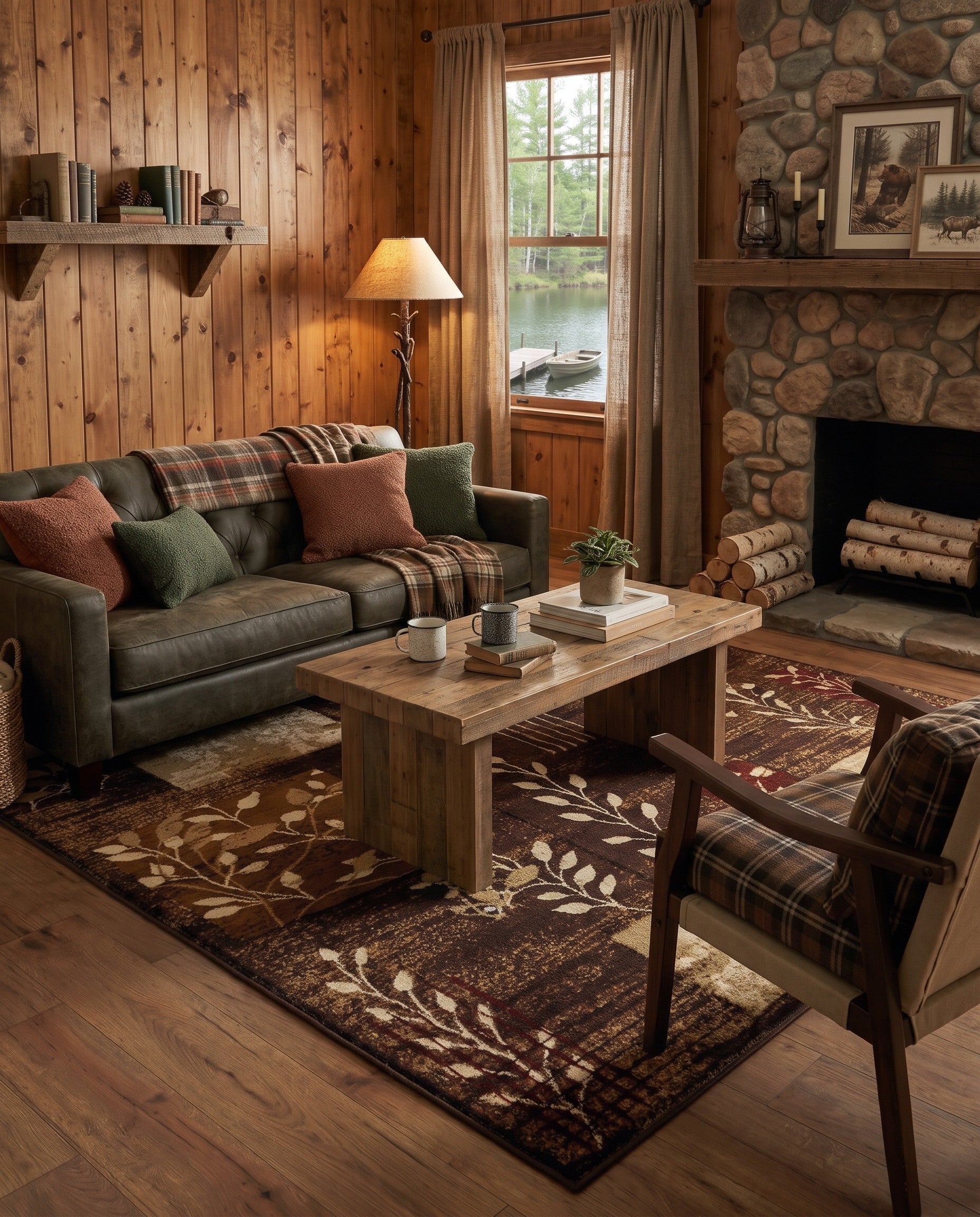 Brown Cafe Rug