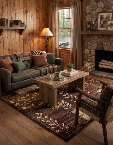 Brown Cafe Rug