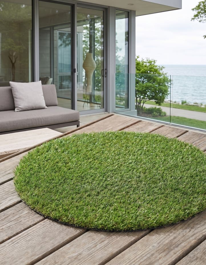 2' 2 x 2' 2 Easy-Clean Grass Indoor / Outdoor ...
