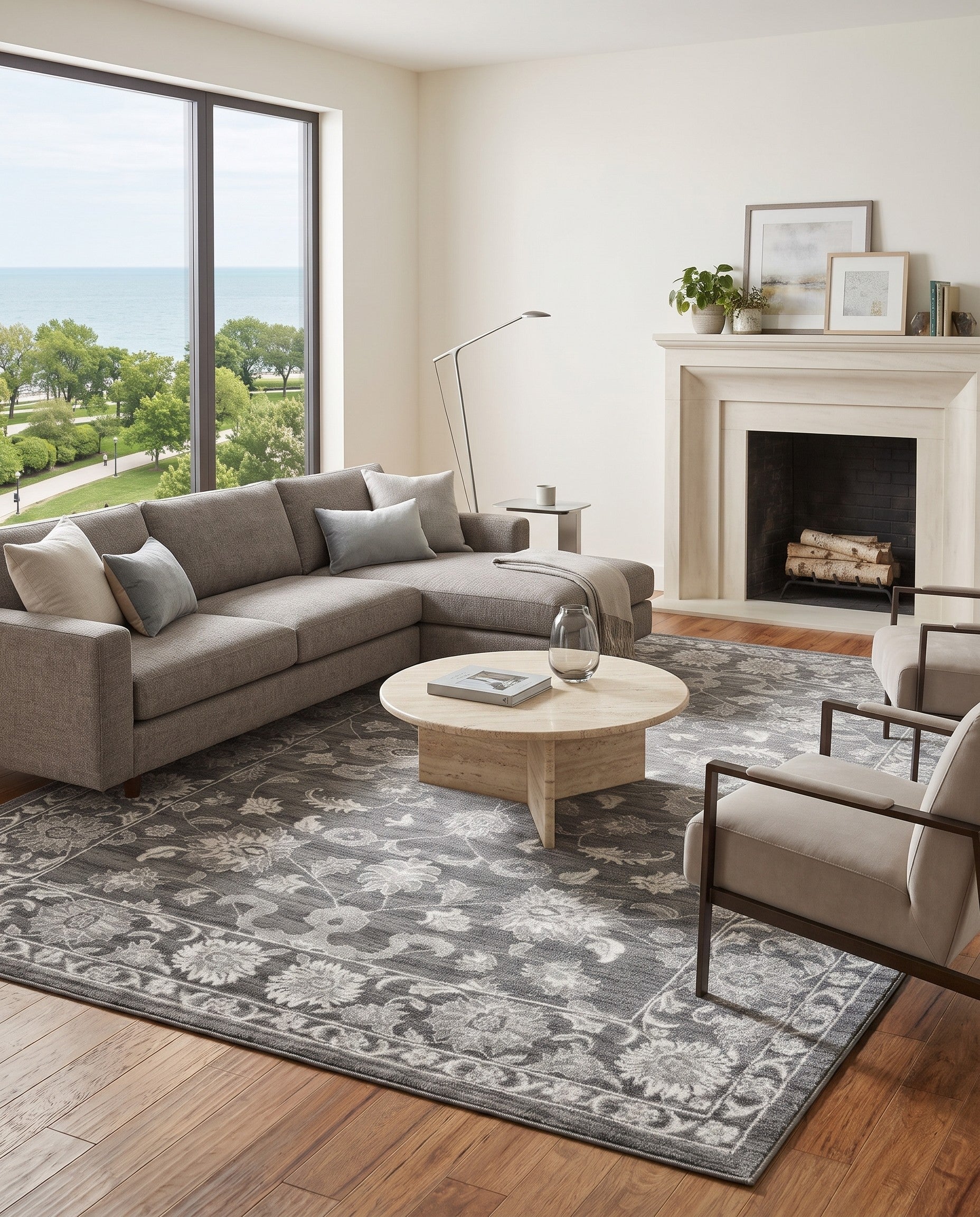 Gray Boston Rug