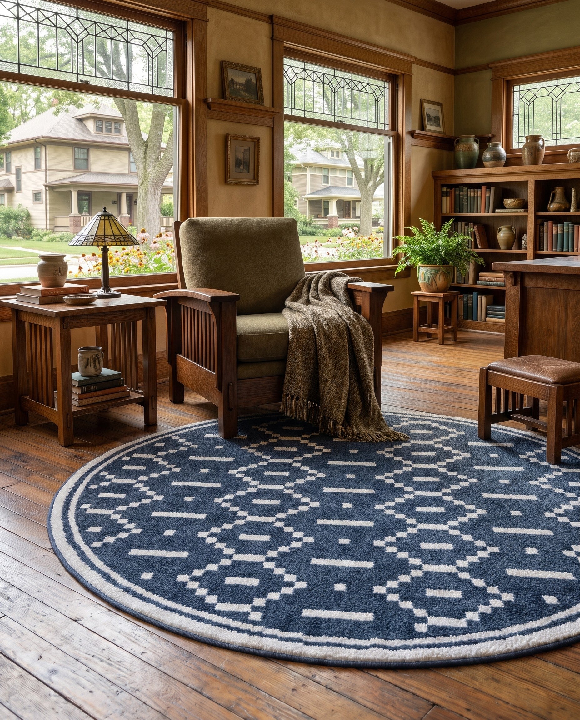 5' x 5' Oslo Henrik Round Rug