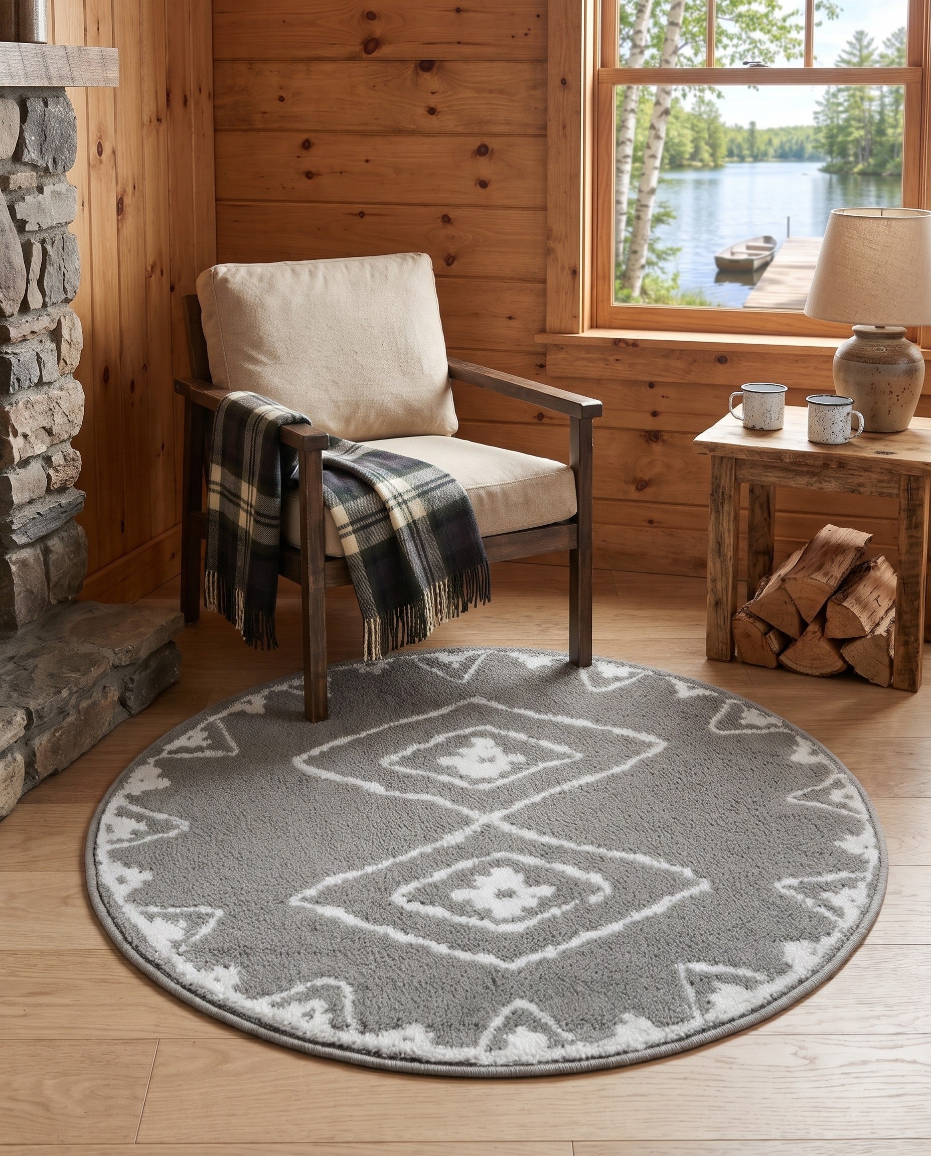 3' x 3' Oslo Round Rug